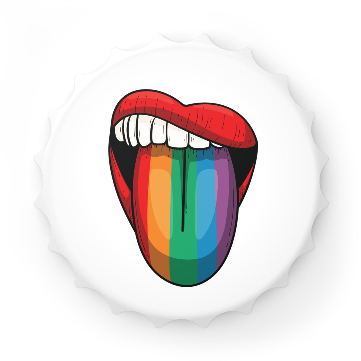 Rainbow Lick Bottle Opener
