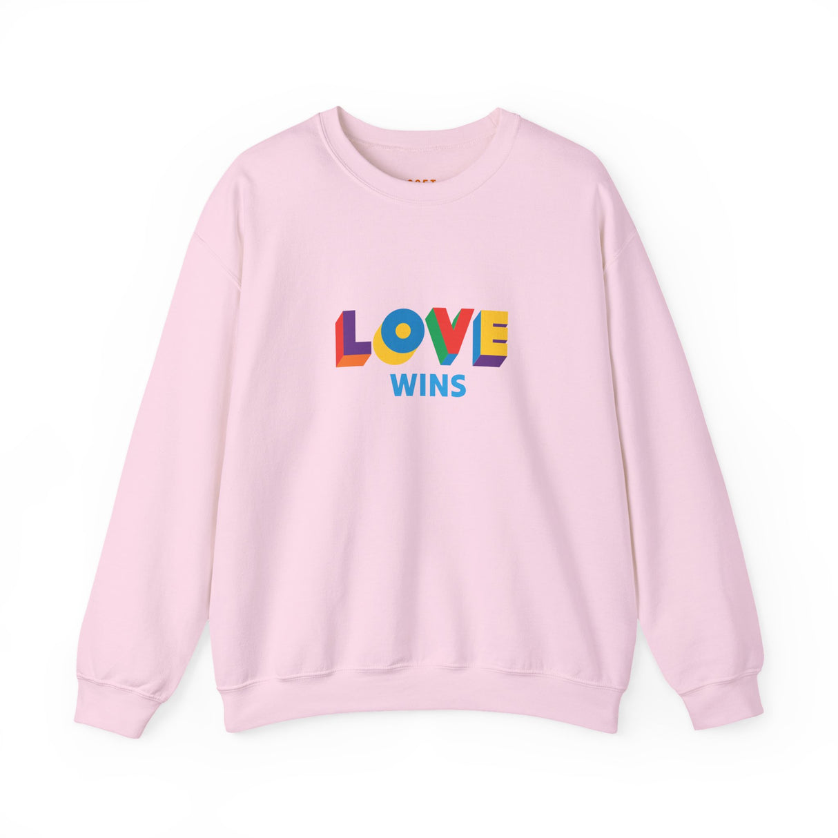 Love Wins Medium Weight Sweatshirt – Soft Feel, Solid Message