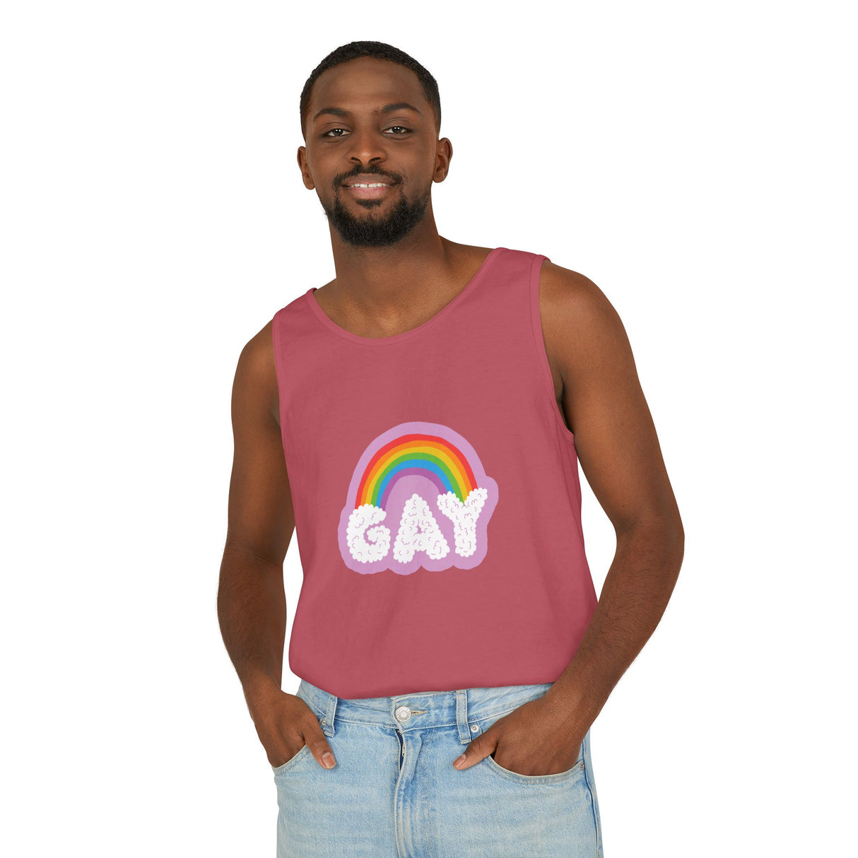 Gay Cloud Tank Top – Chill, Sunny, and Very Out