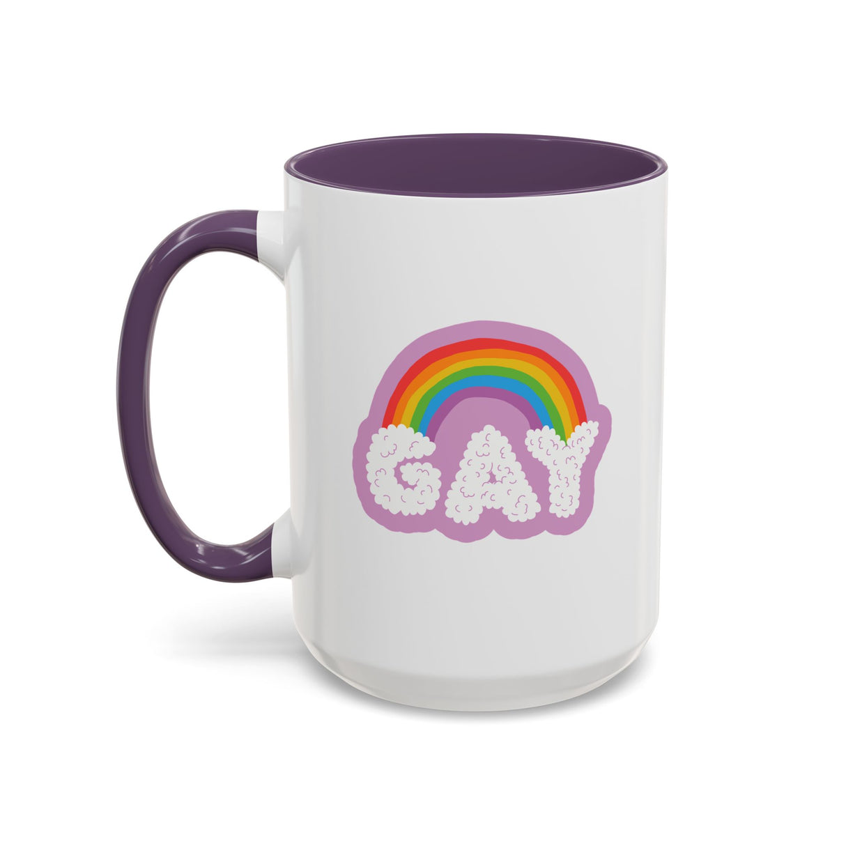 Gay Rainbow Cloud Mug - 11oz & 15oz Options