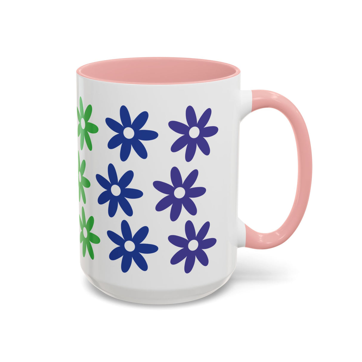 Rainbow Flowers Mug – Sip with Pride - 11oz & 15oz Options