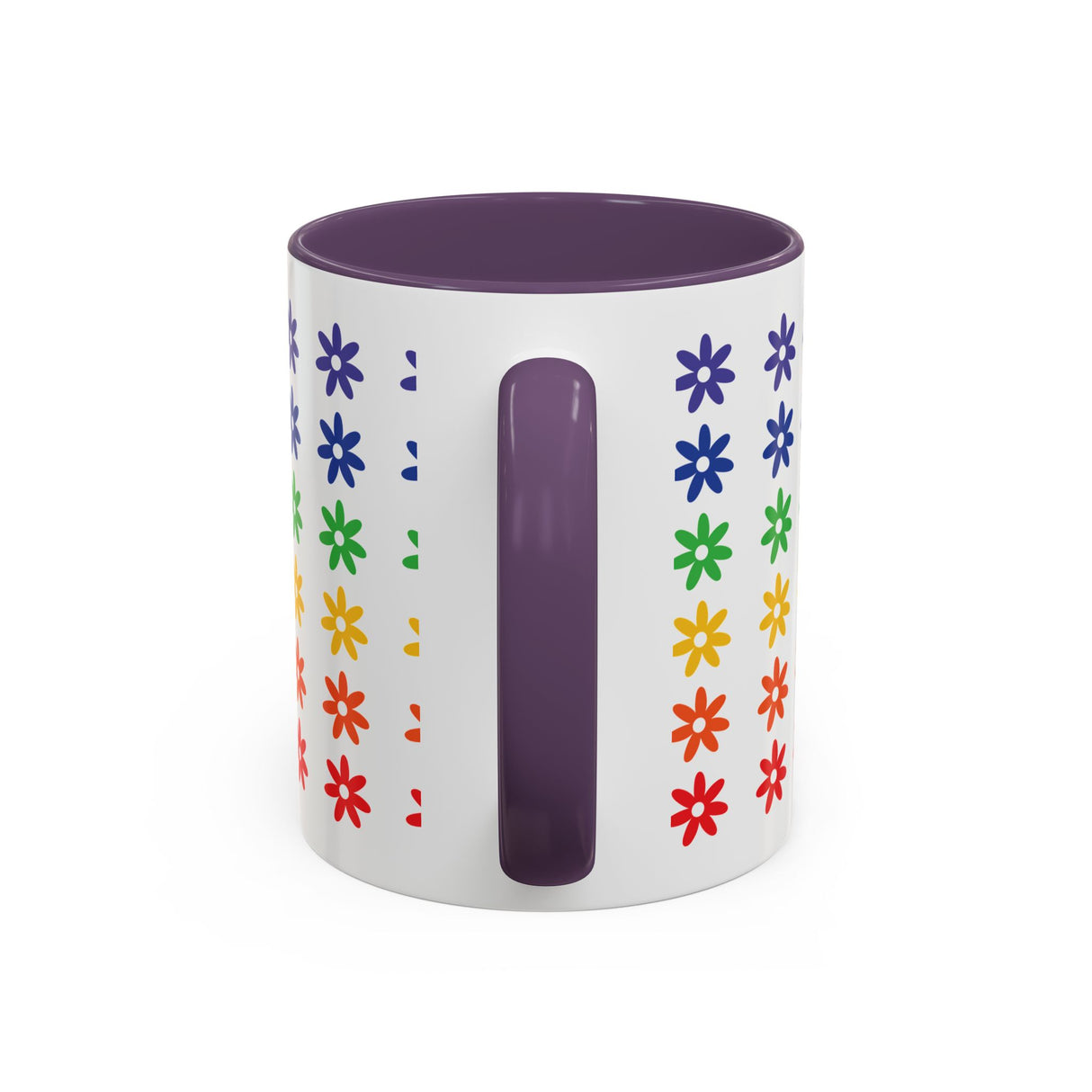 Rainbow Flowers Mug – Sip with Pride - 11oz & 15oz Options