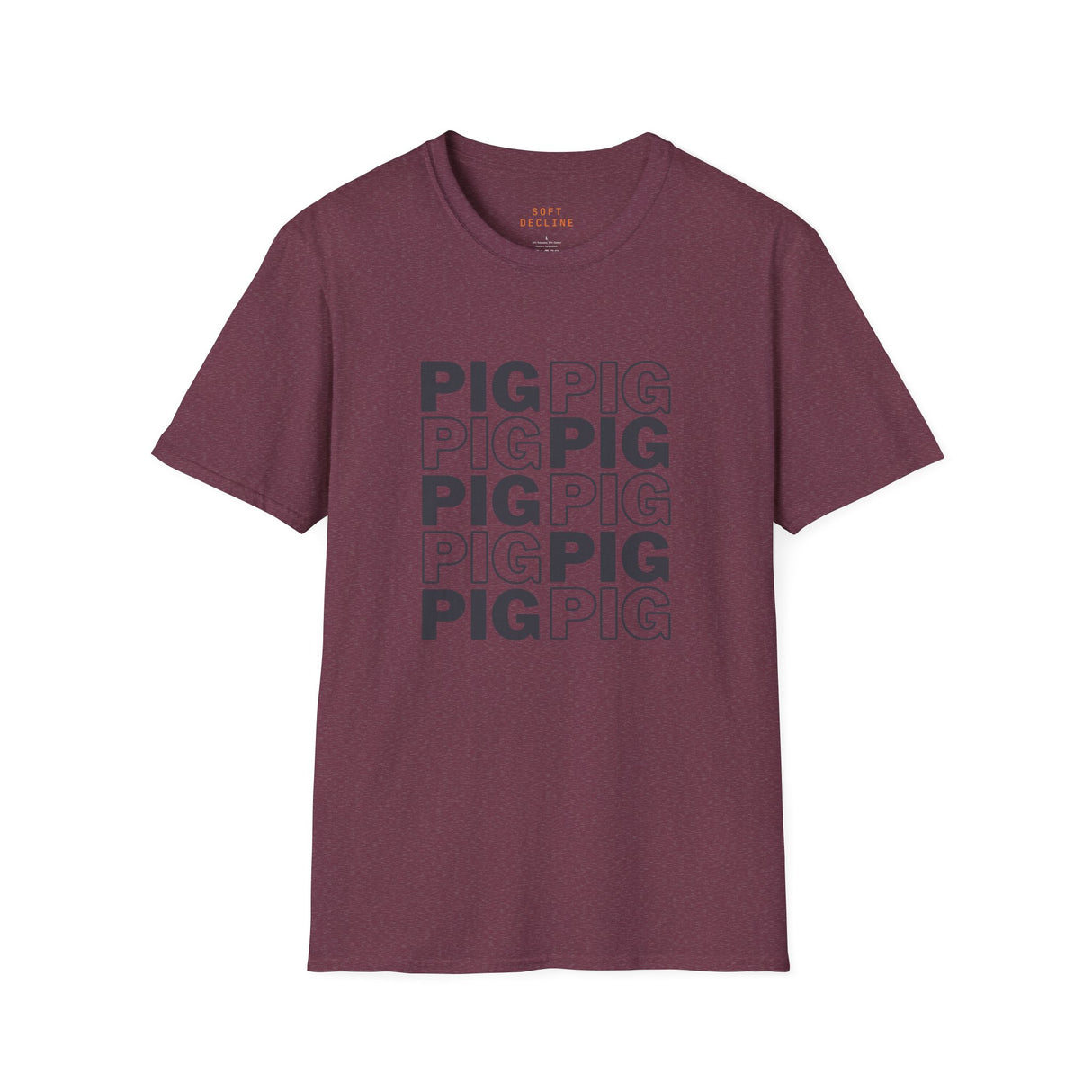 Pig Softstyle T-Shirt - Casual Comfort Tee for Everyday Wear