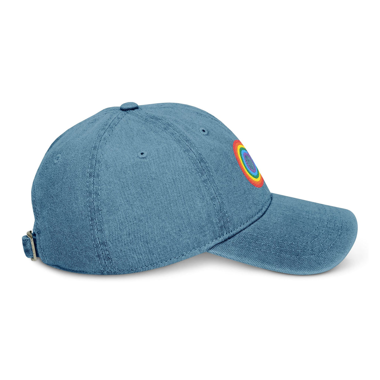 Gayfinity Rainbow Denim Hat – Chill Fit, Infinite Energy
