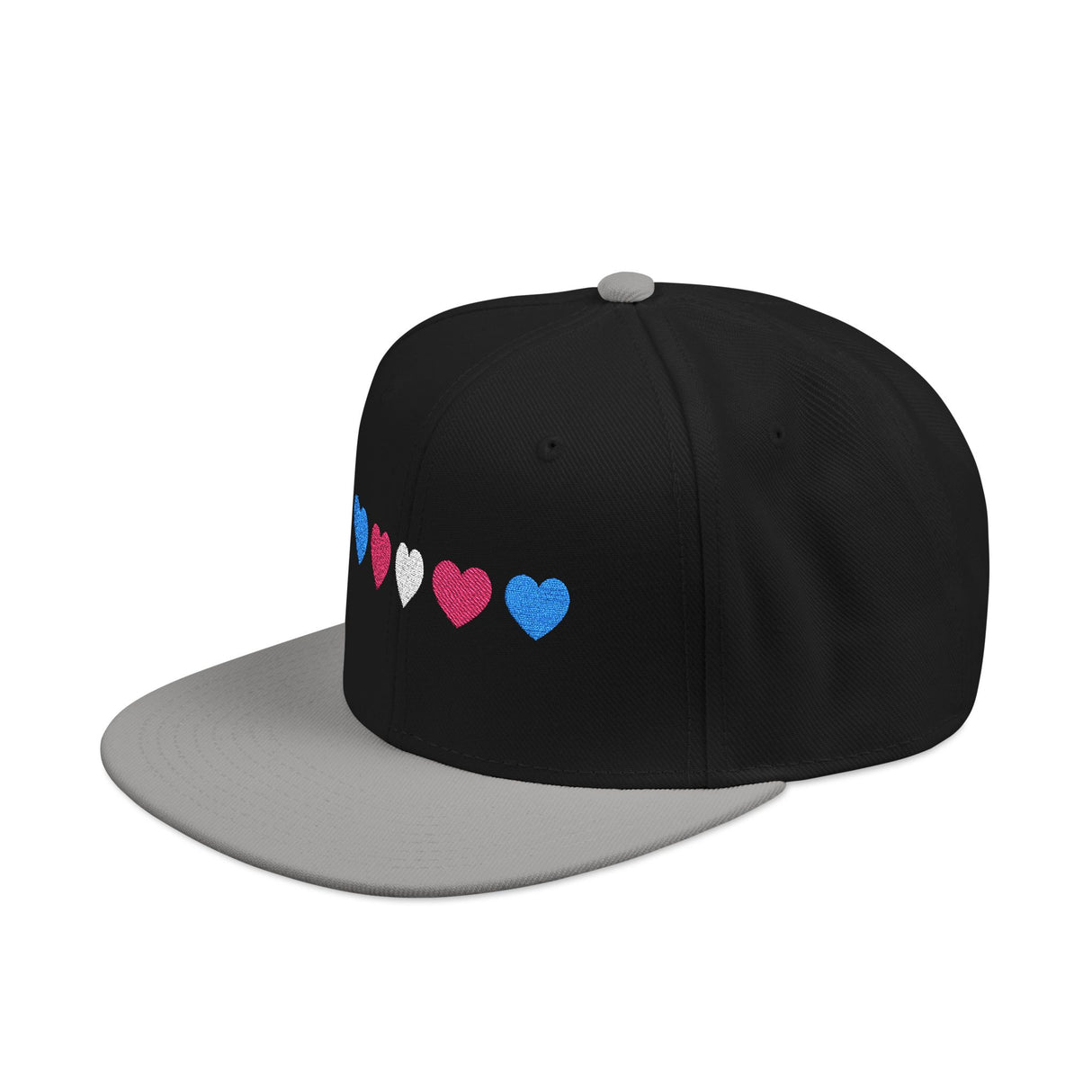 Trans Heart Snapback – Structured Fit, Unshakable Pride