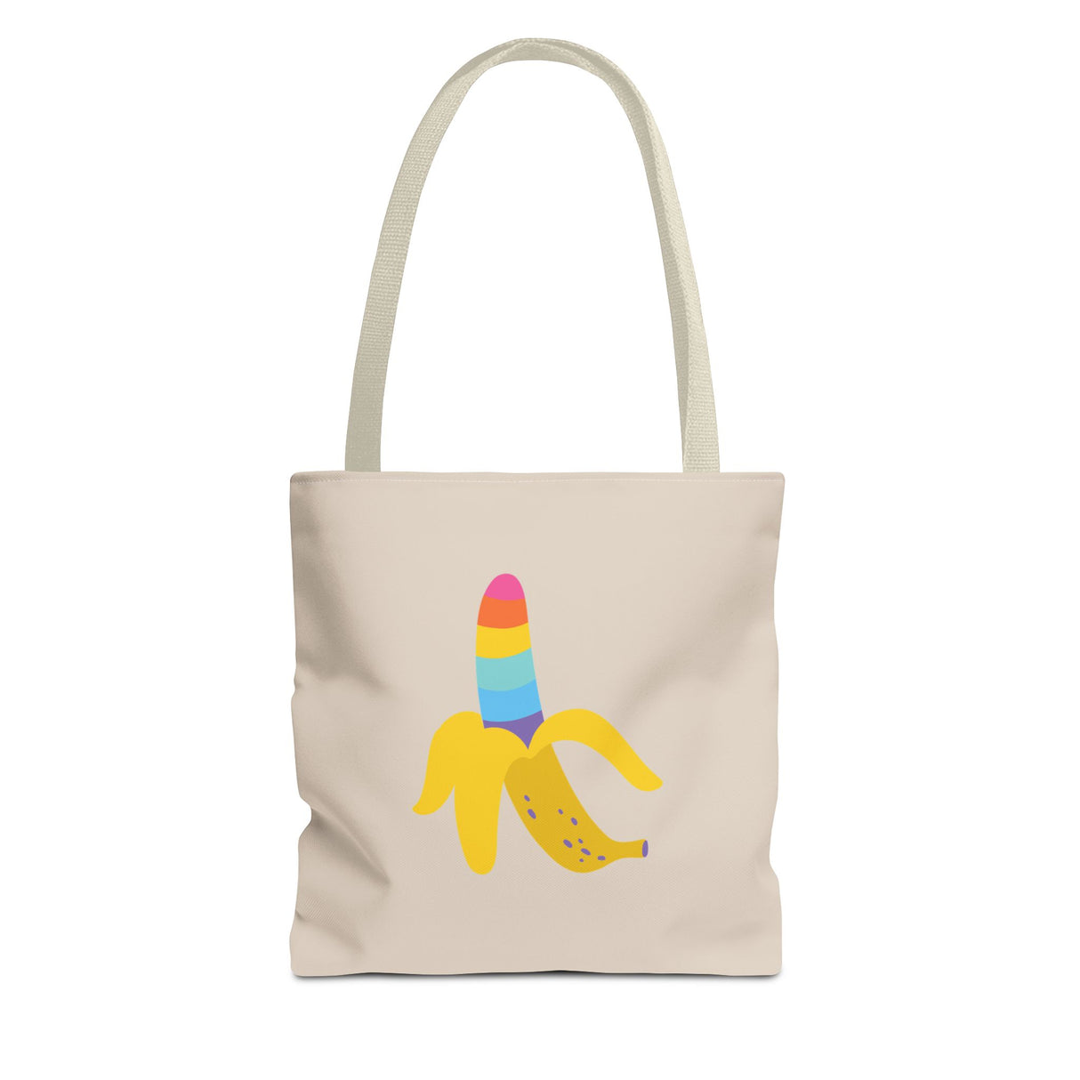 Banana Rainbow Icon Tote Bag