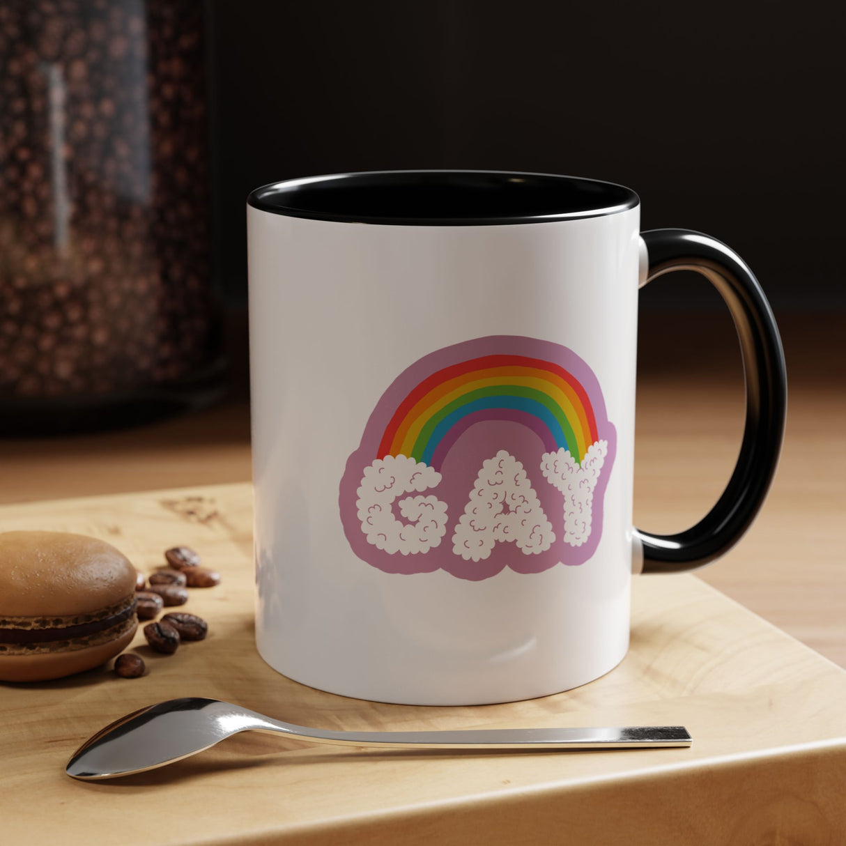 Gay Rainbow Cloud Mug - 11oz & 15oz Options