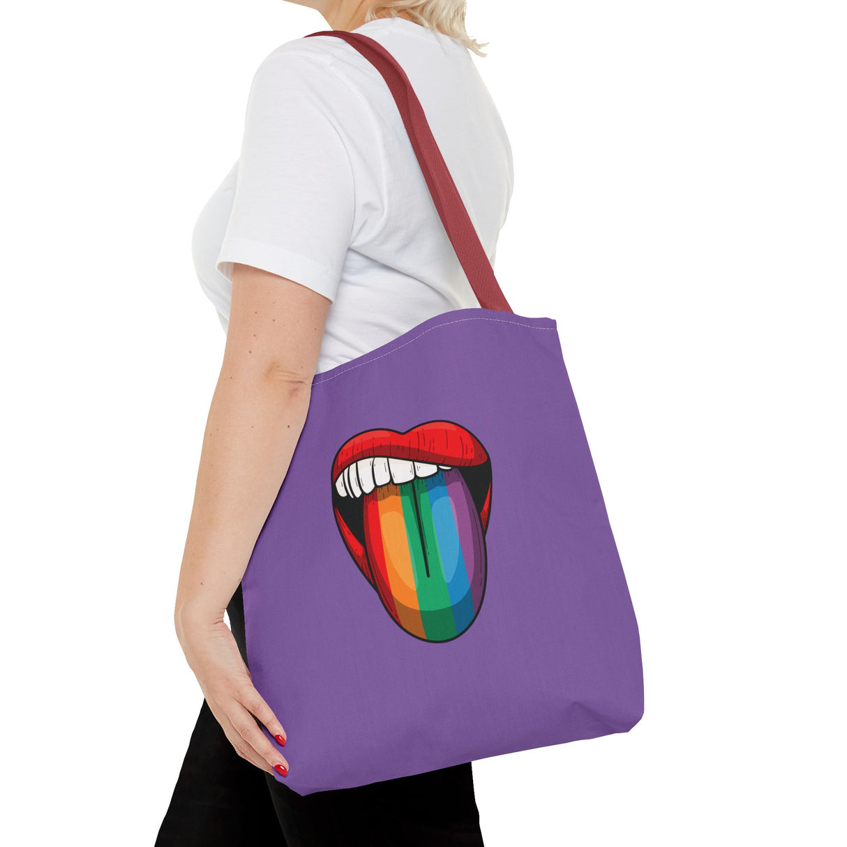 Rainbow Lick Icon Tote Bag
