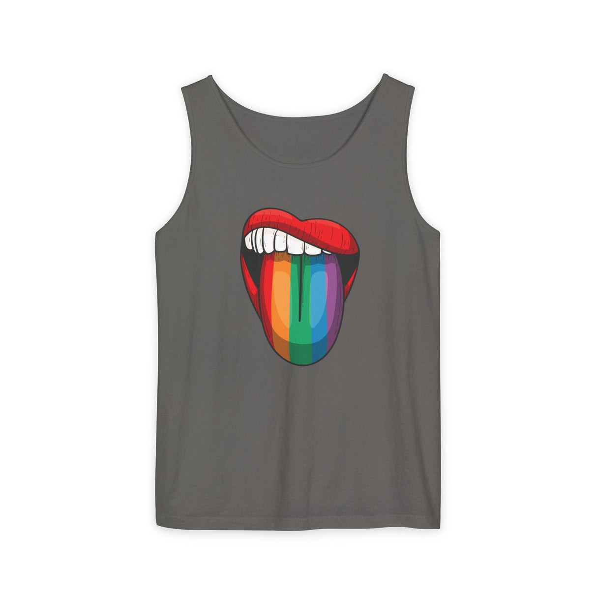 Rainbow Lick Tank Top Medium Weight
