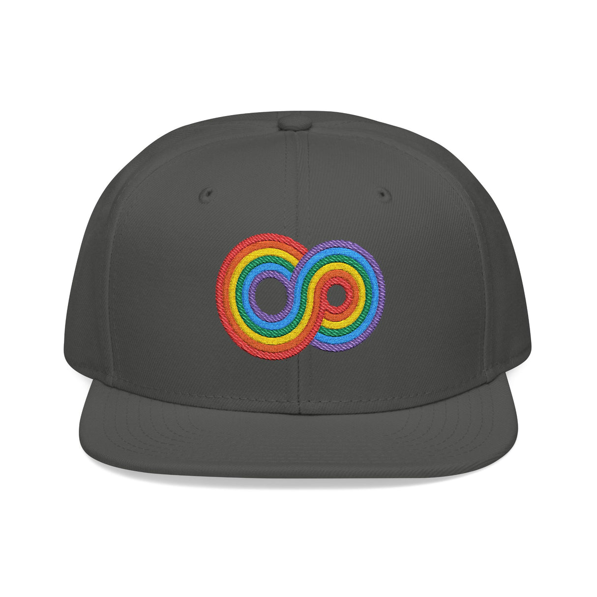 Gayfinity Rainbow Snapback – Structured Style, Infinite Pride
