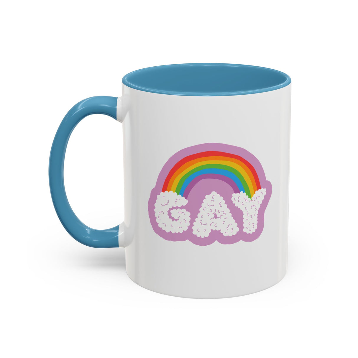 Gay Rainbow Cloud Mug - 11oz & 15oz Options