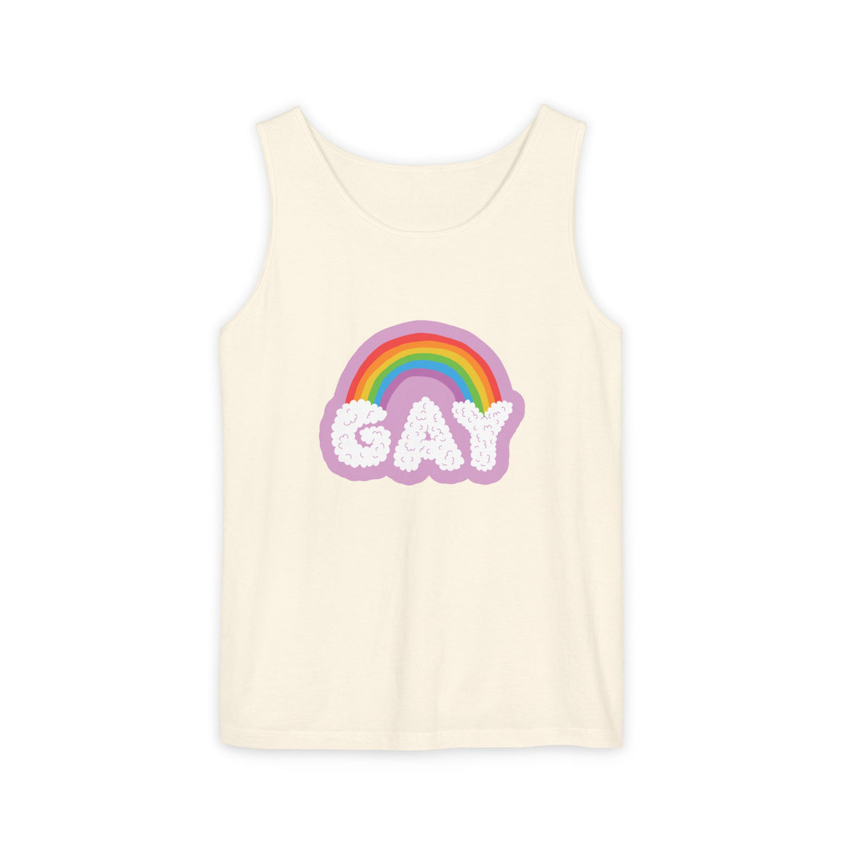 Gay Cloud Tank Top – Chill, Sunny, and Very Out