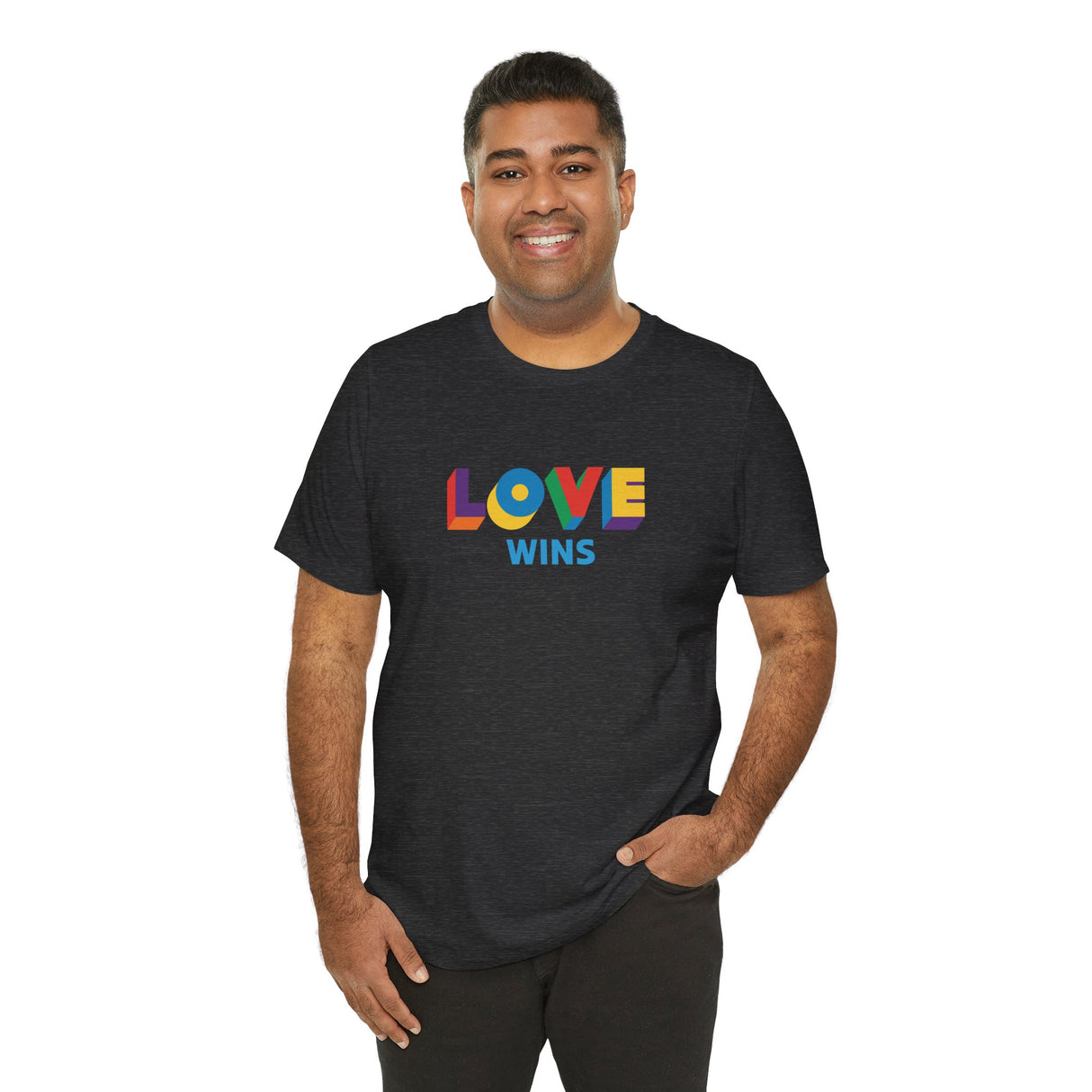 Love Wins Lightweight Tee – Soft Fit, Strong Message