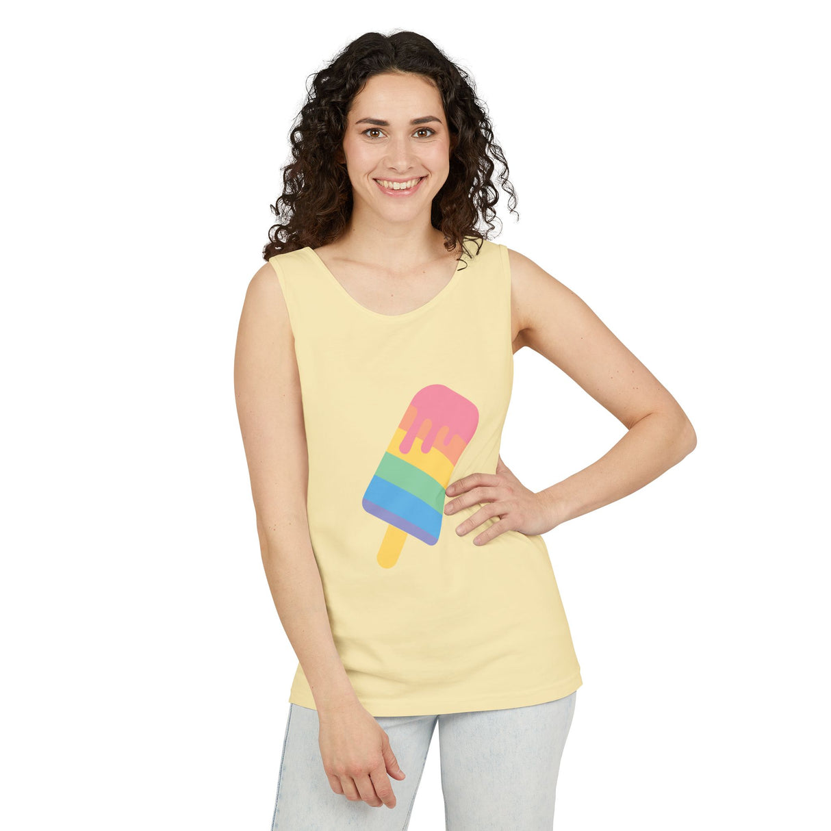 Melting Point Popsicle Unisex Tank Top - Summer Vibes