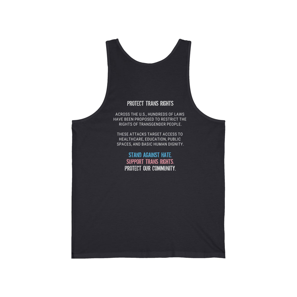 Protect Trans Rights 2025 Lightweight Tank – Bare Arms, Bold Stance