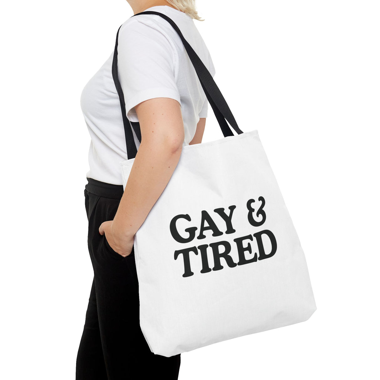 Gay & Tired Tote Bag