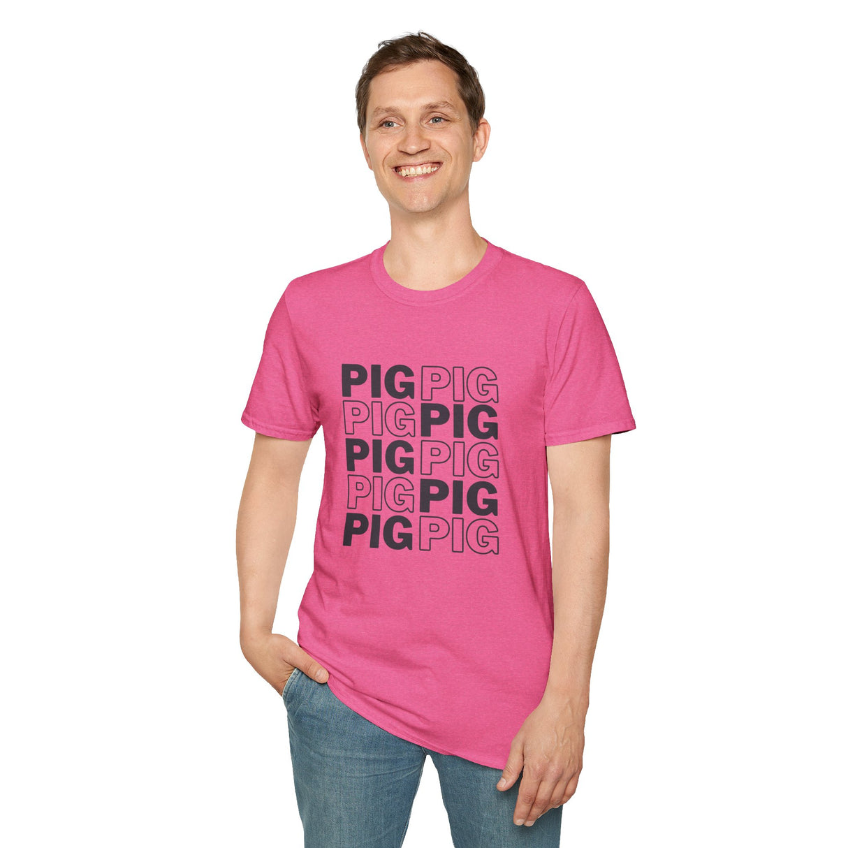 Pig Softstyle T-Shirt - Casual Comfort Tee for Everyday Wear