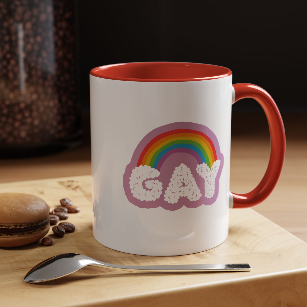 Gay Rainbow Cloud Mug - 11oz & 15oz Options