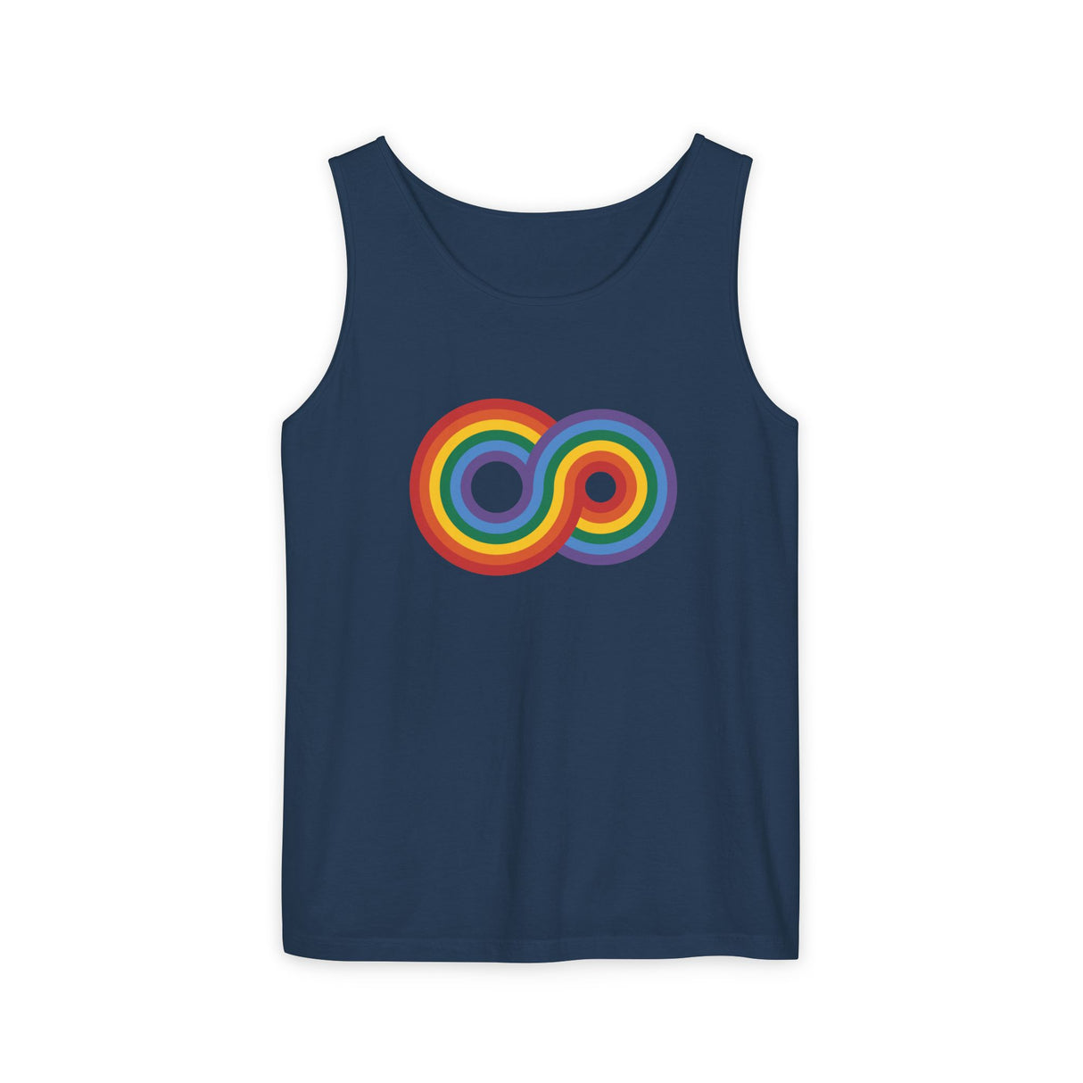 Gayfinity Rainbow Heavyweight Tank – Garment-Dyed, Endlessly Bold