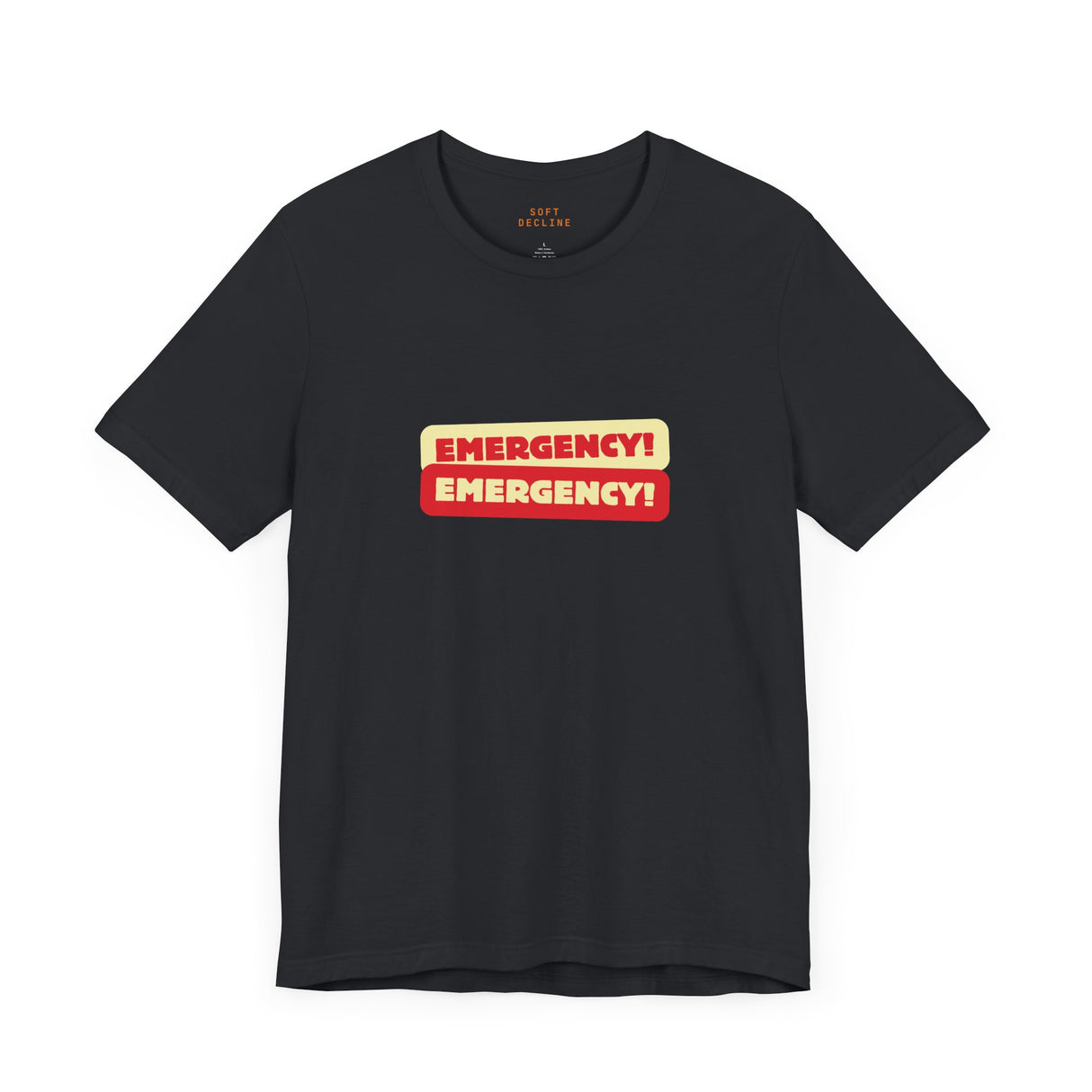 Emergency! Emergency! Lightweight Tee – Flash Warning, Soft Fit