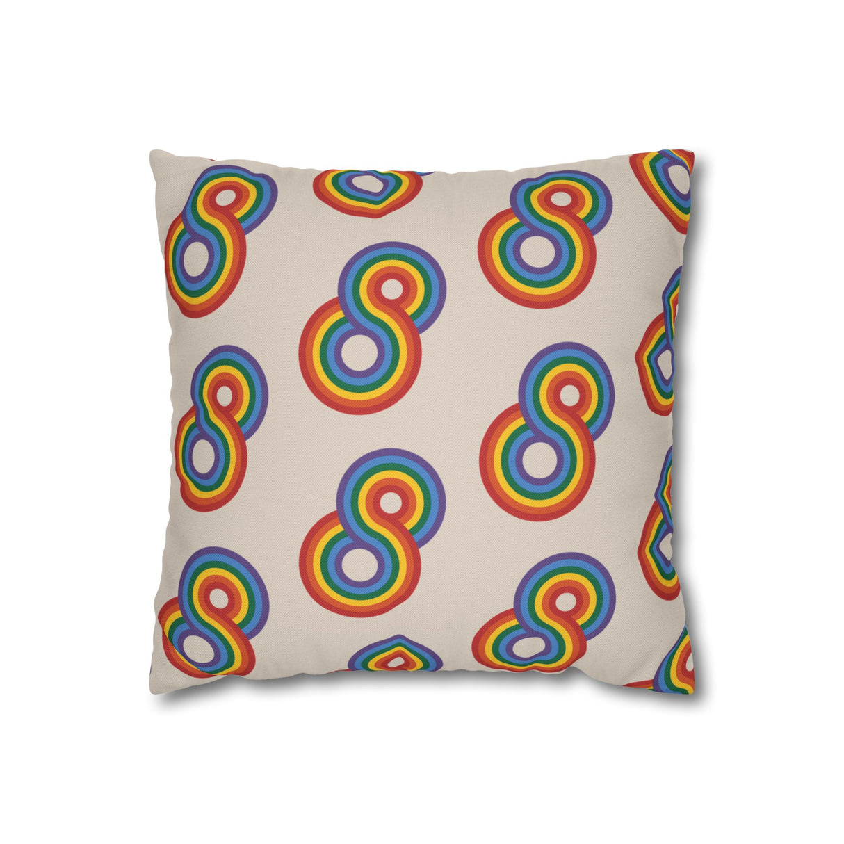 Gayfinity Rainbow Pillow Cover – Soft Touch, Infinite Vibes