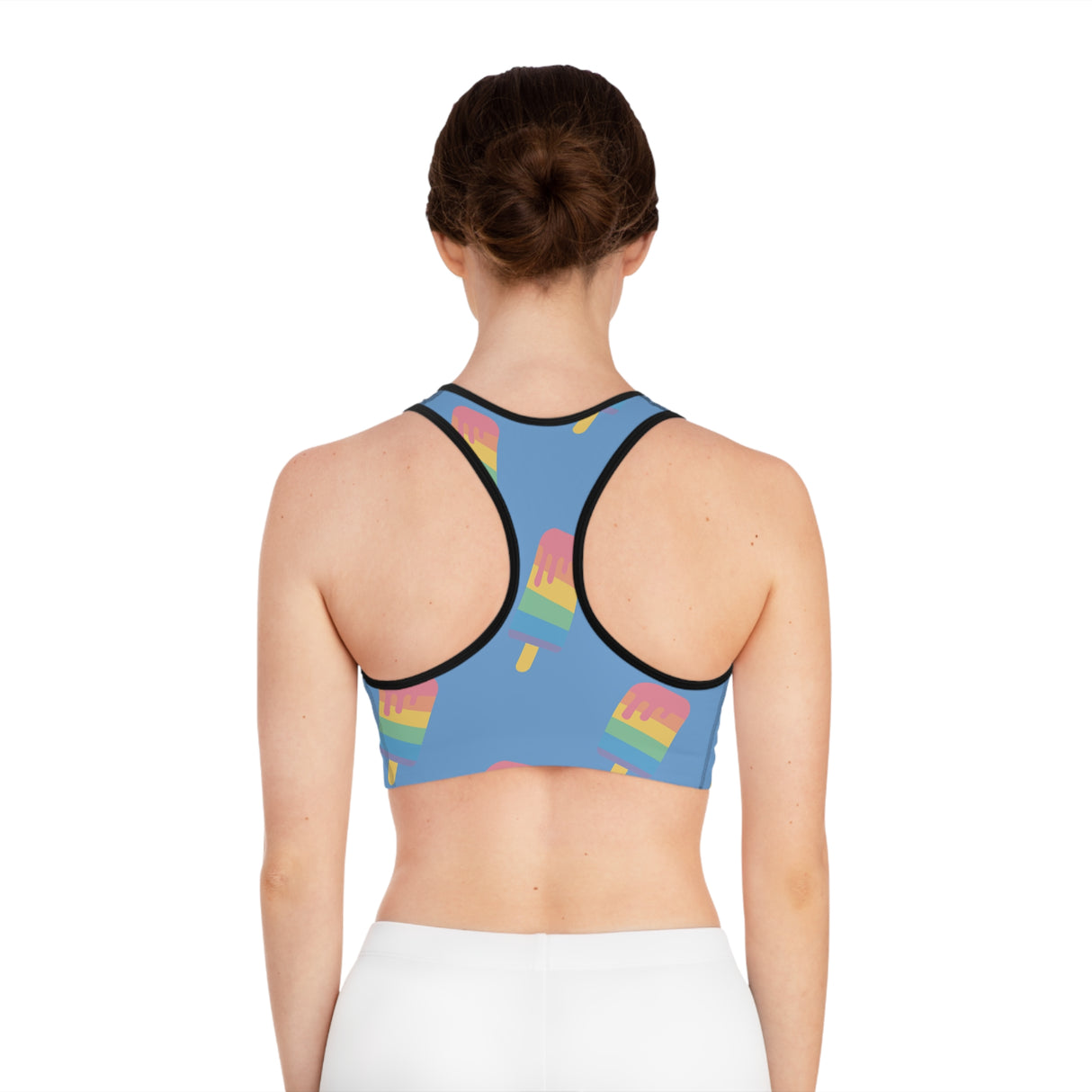 Melting Point Sports Bra - Fun & Vibrant Summer Activewear