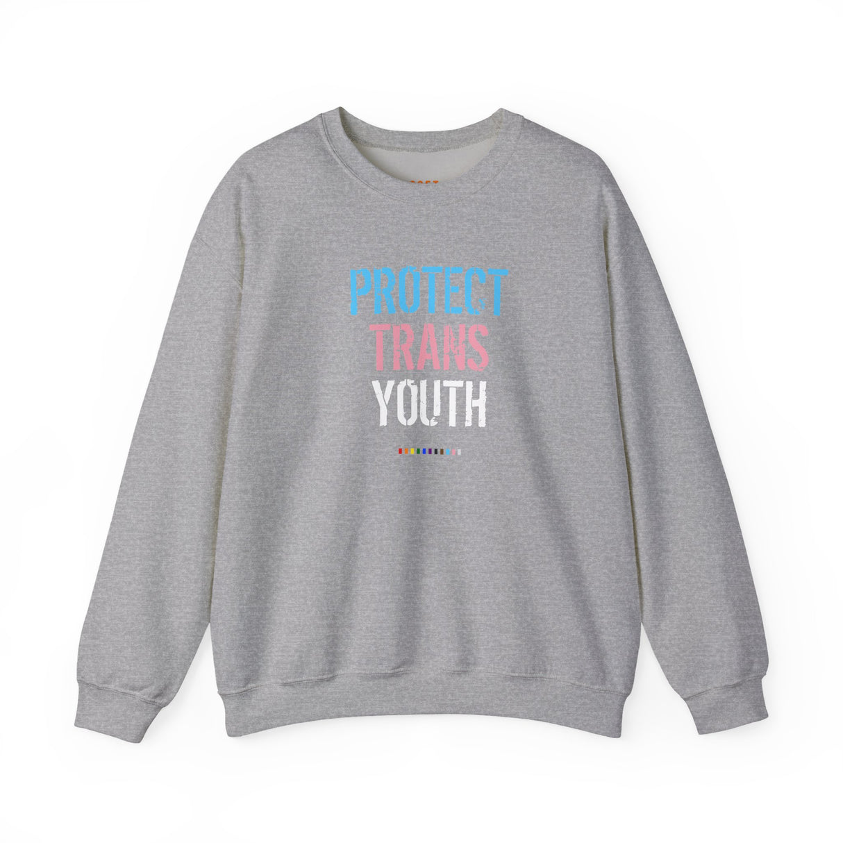 Protect Trans Youth 2025 Crewneck – Warm Layers, Urgent Truth