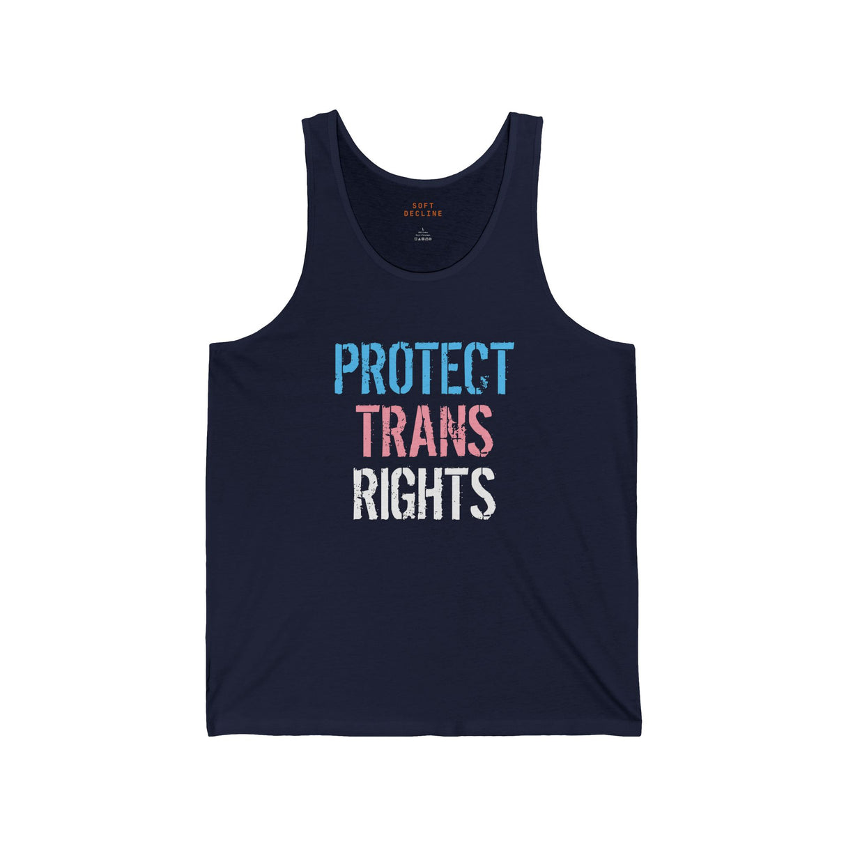Protect Trans Rights 2025 Lightweight Tank – Bare Arms, Bold Stance