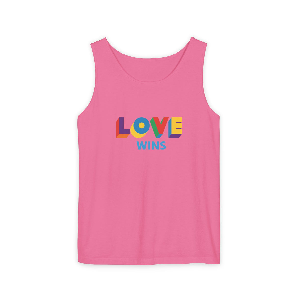 Love Wins Heavyweight Tank – Washed Soft, Worn Proud