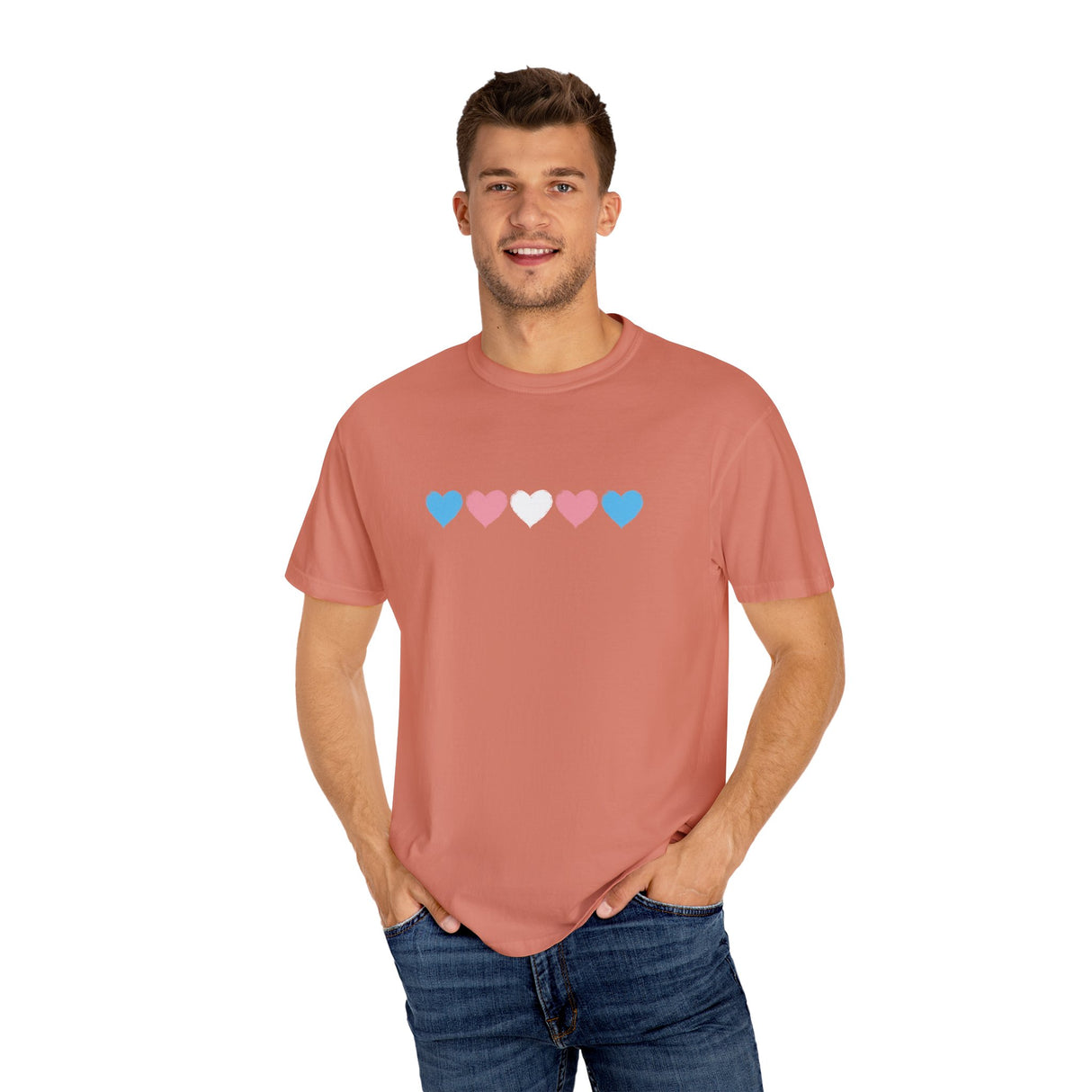 Trans Pride Heavyweight Tee – Soft Structure, Bold Heart