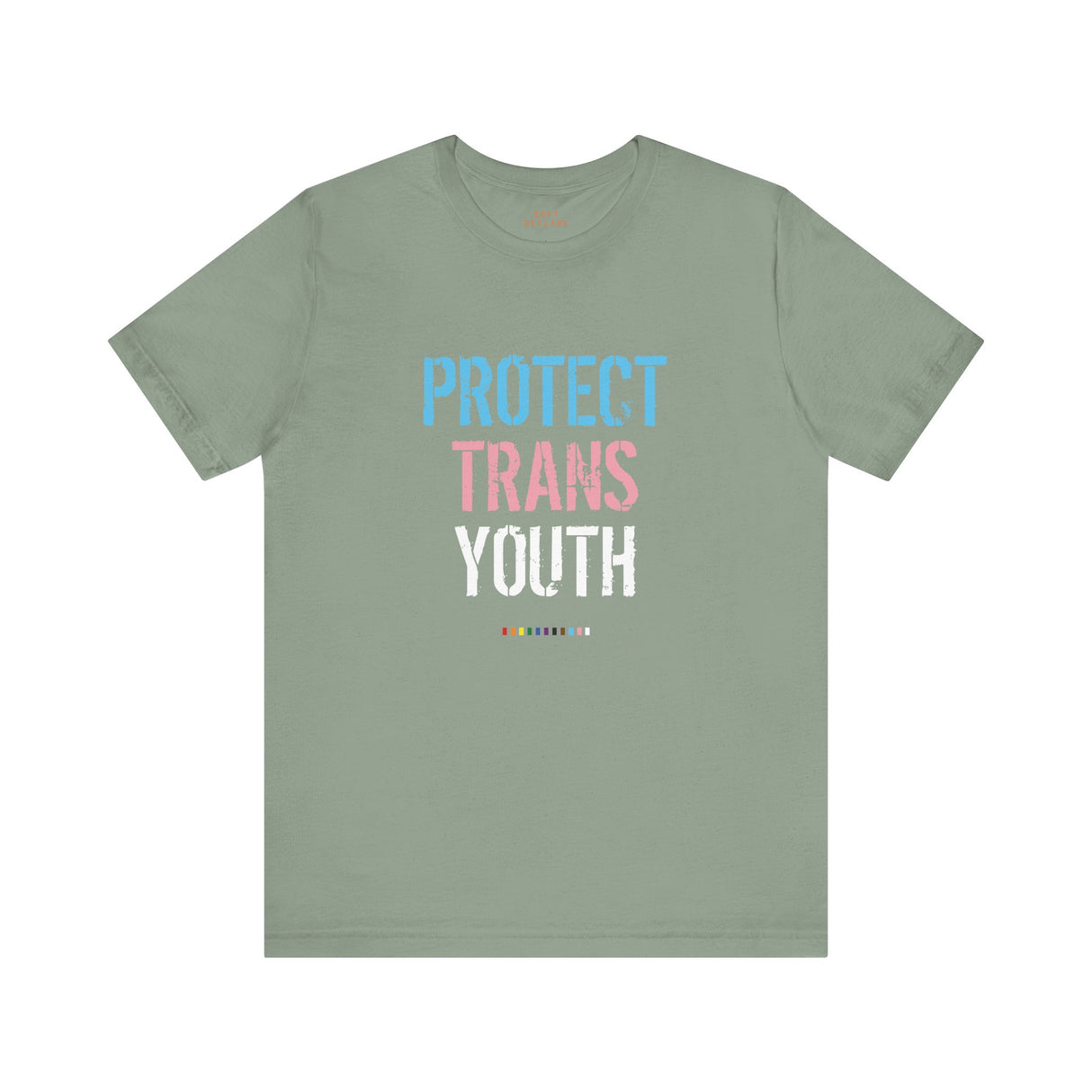 2025 Protect Trans Youth Lightweight Tee – Soft Fit, Urgent Message