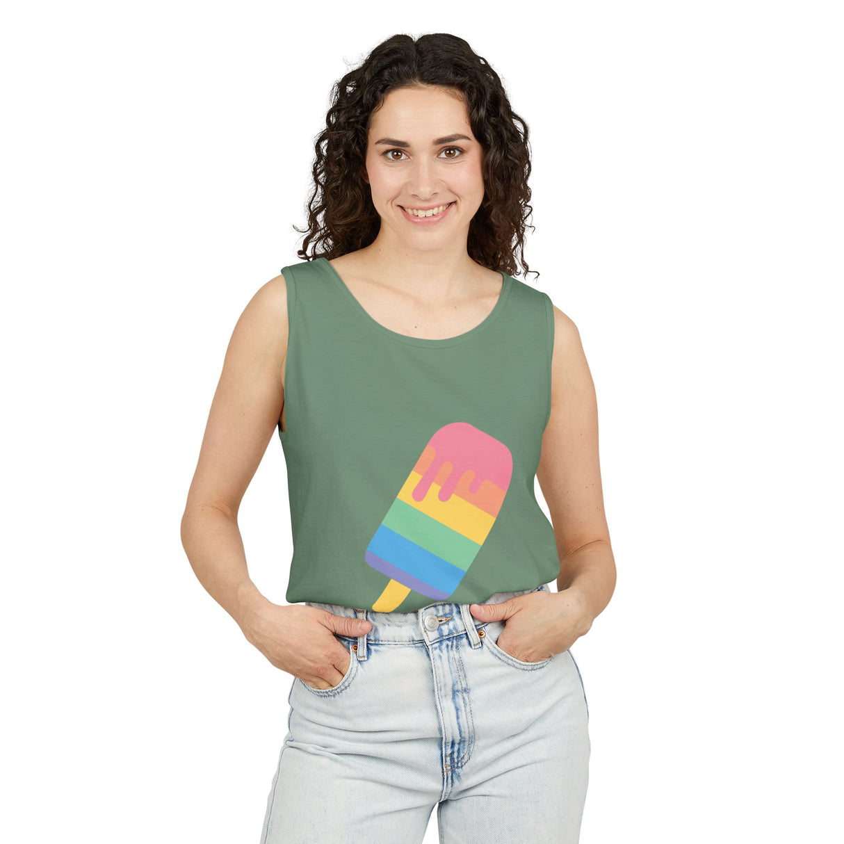 Melting Point Popsicle Unisex Tank Top - Summer Vibes