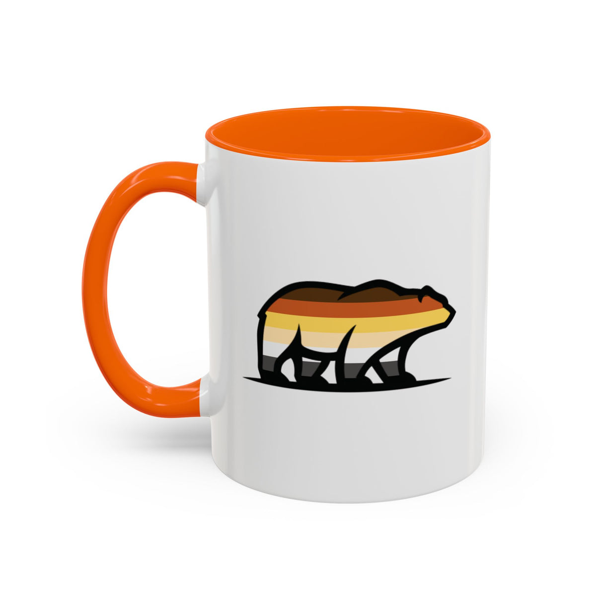 Big Bear Icon Accent Coffee Mug - 11oz & 15oz Options