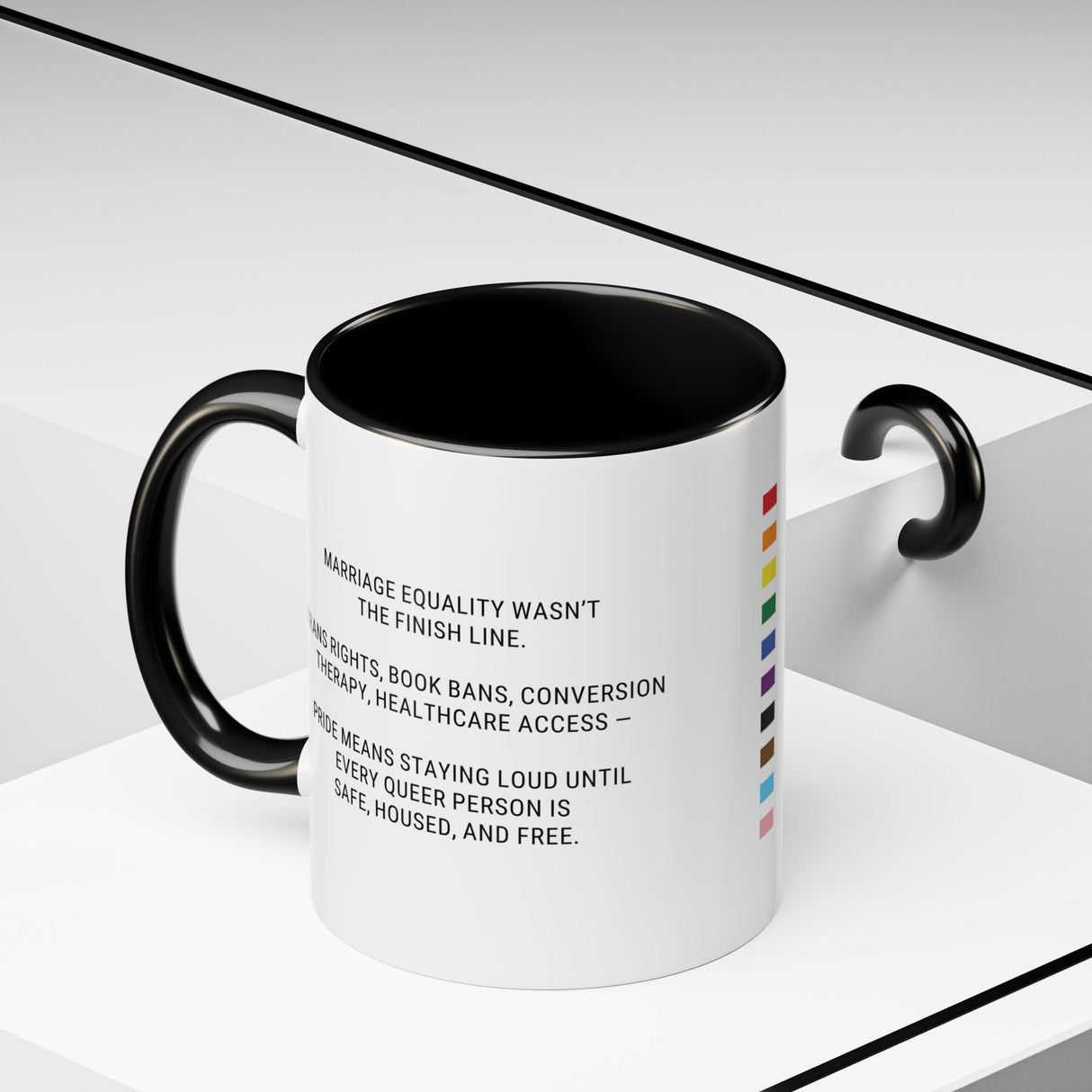 Still Fighting Accent Mug – Pride Isn’t Over