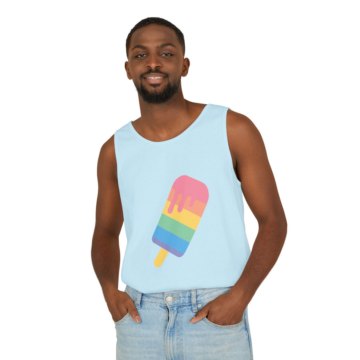 Melting Point Popsicle Unisex Tank Top - Summer Vibes