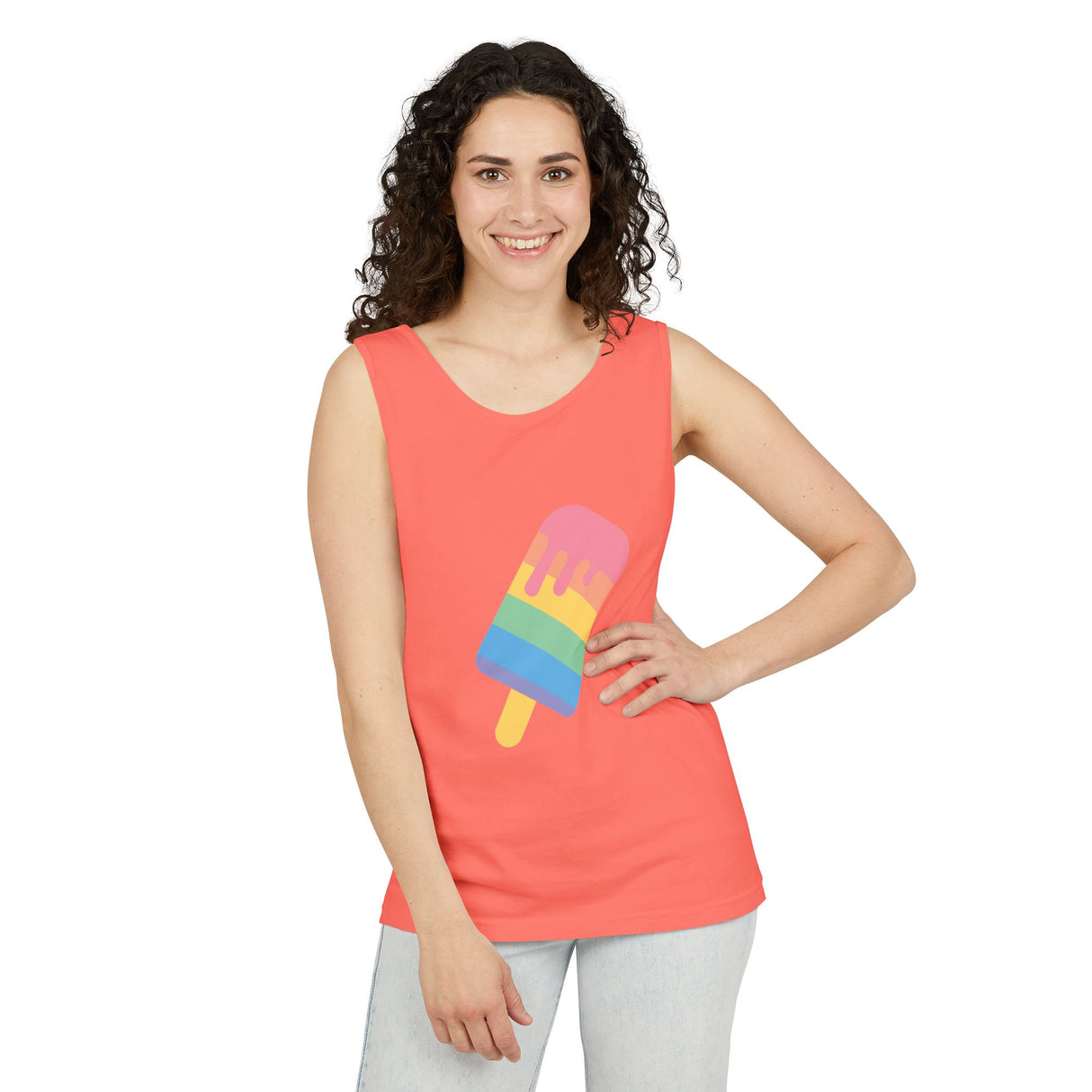 Melting Point Popsicle Unisex Tank Top - Summer Vibes