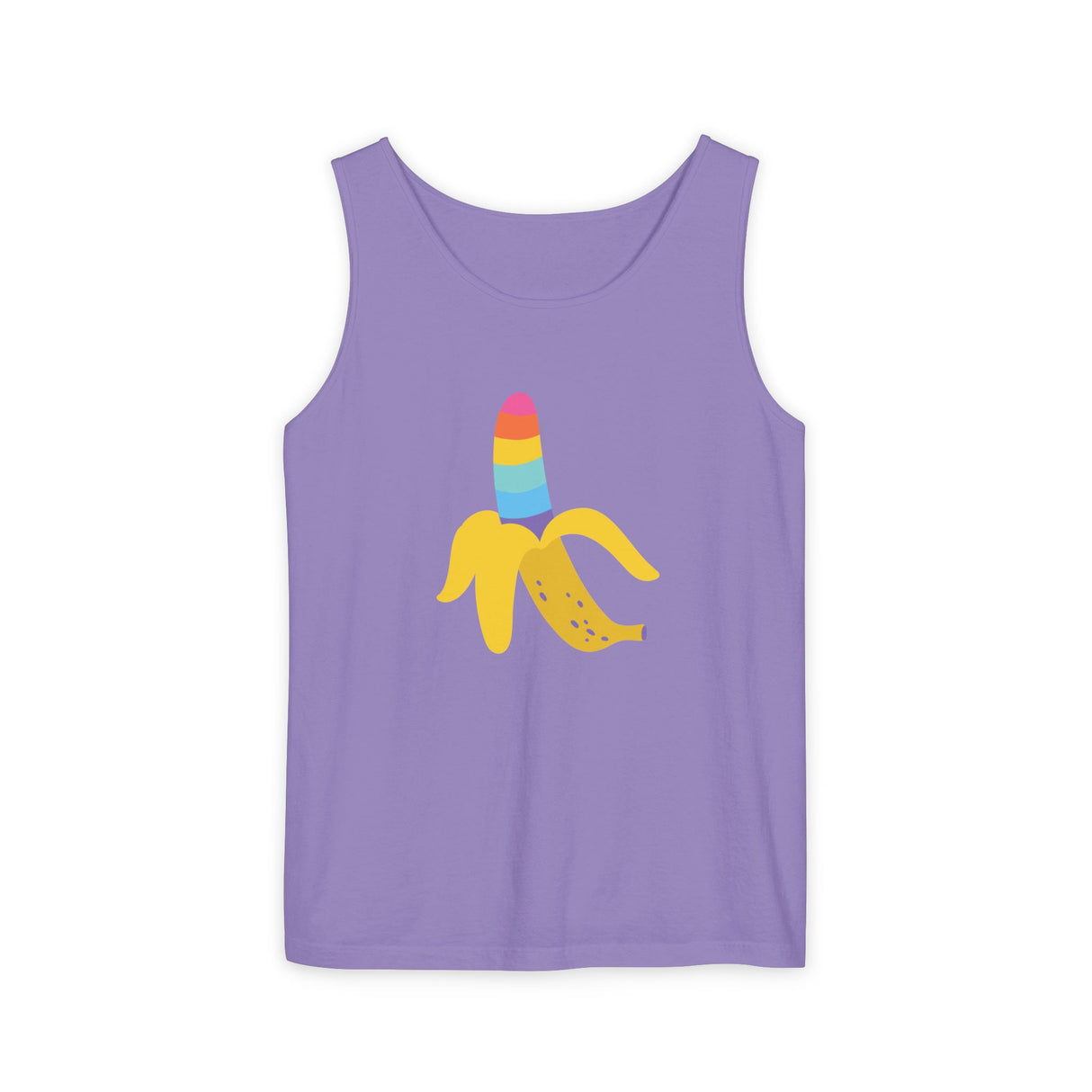 Banana Rainbow Tank Top Medium Weight