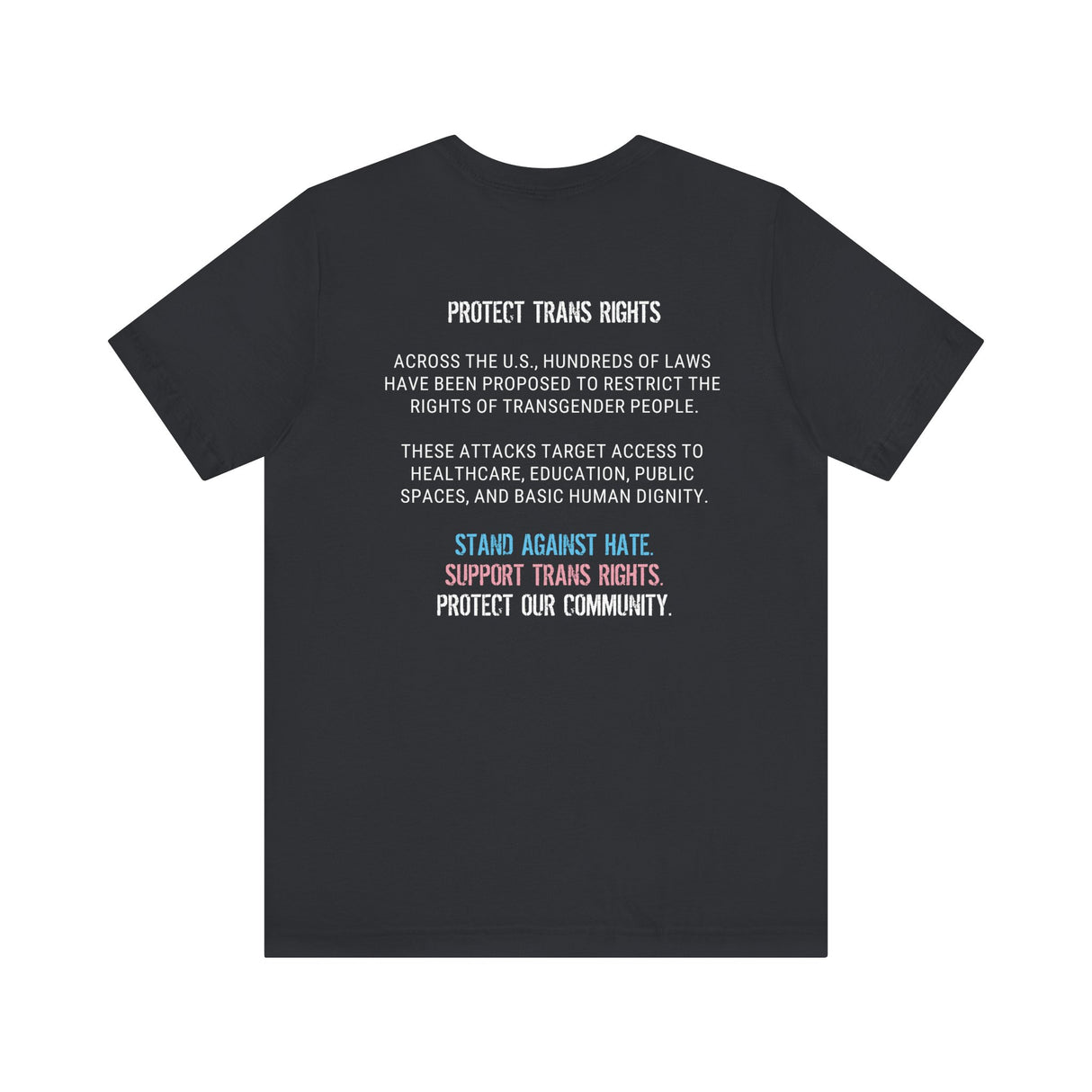 Protect Trans Rights 2025 Lightweight Tee – Soft Fabric, Hard Truth