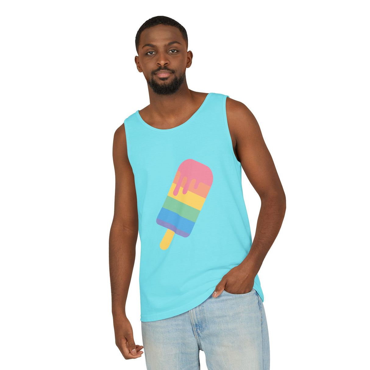 Melting Point Popsicle Unisex Tank Top - Summer Vibes