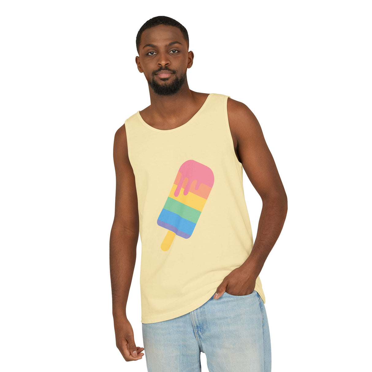 Melting Point Popsicle Unisex Tank Top - Summer Vibes