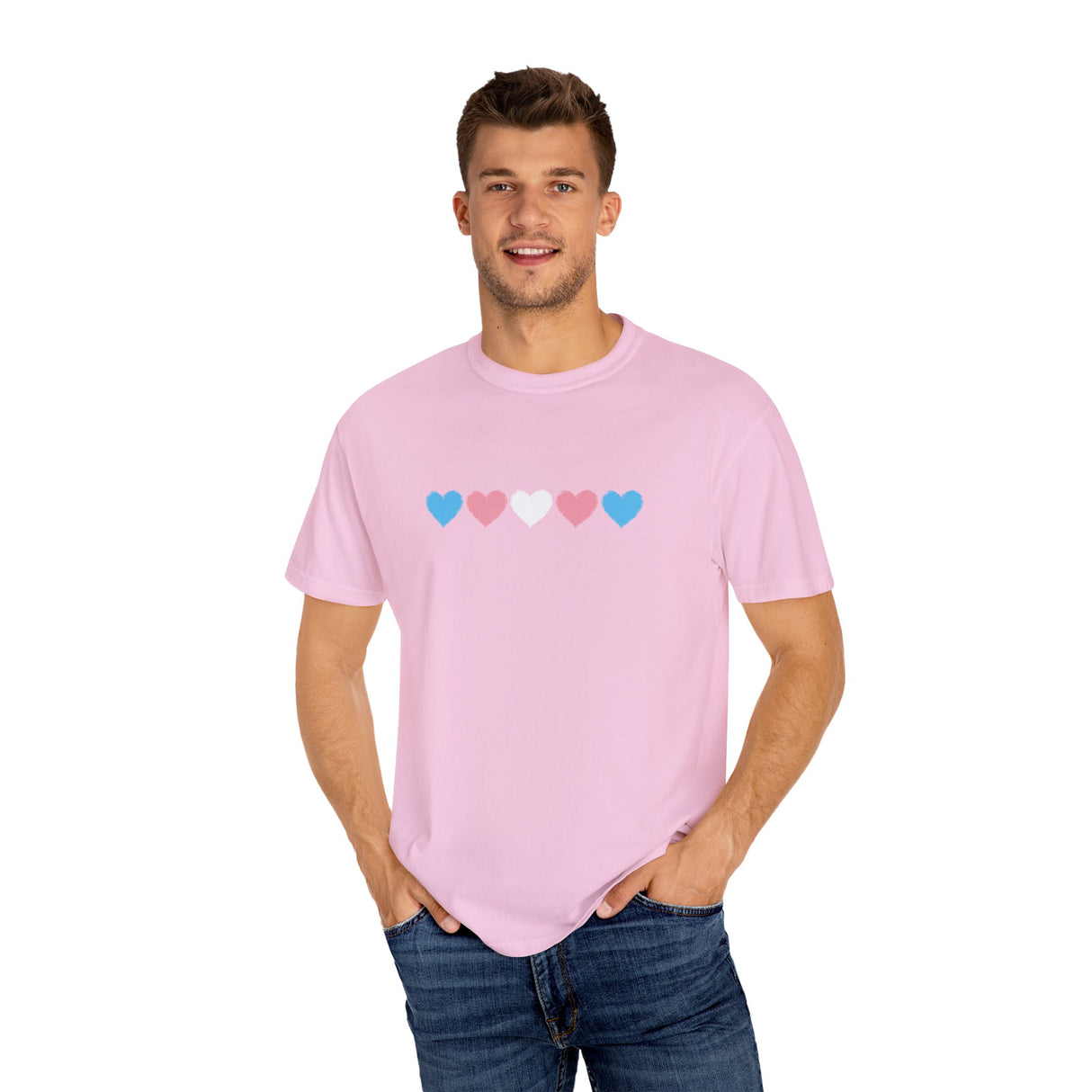 Trans Pride Heavyweight Tee – Soft Structure, Bold Heart
