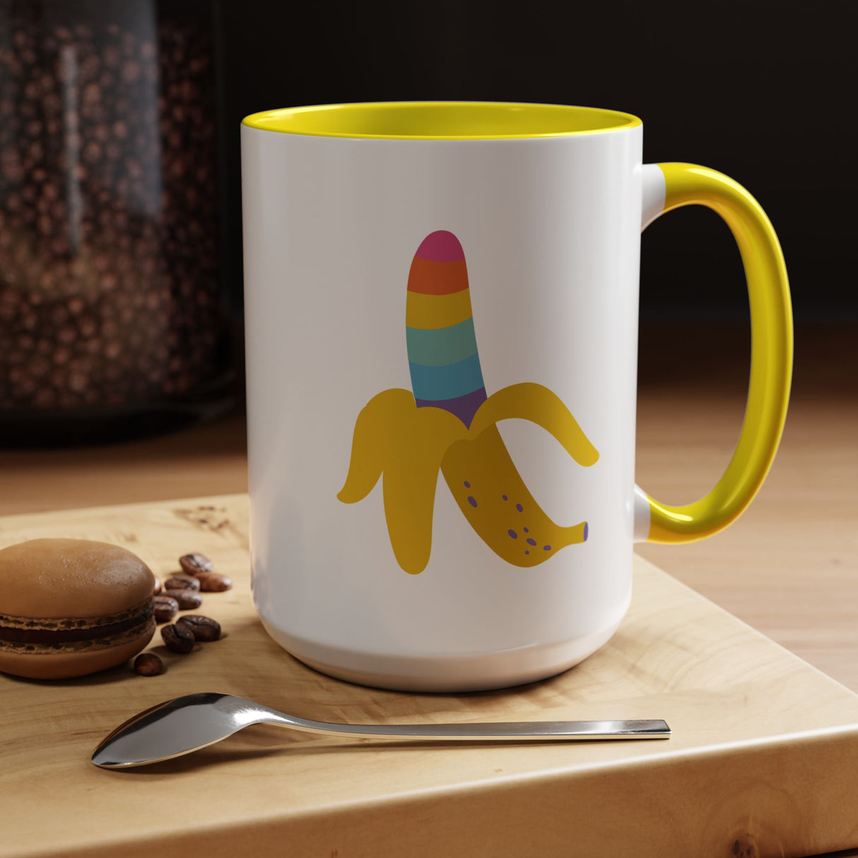 Rainbow Banana Coffee Mug - 11oz & 15oz Options