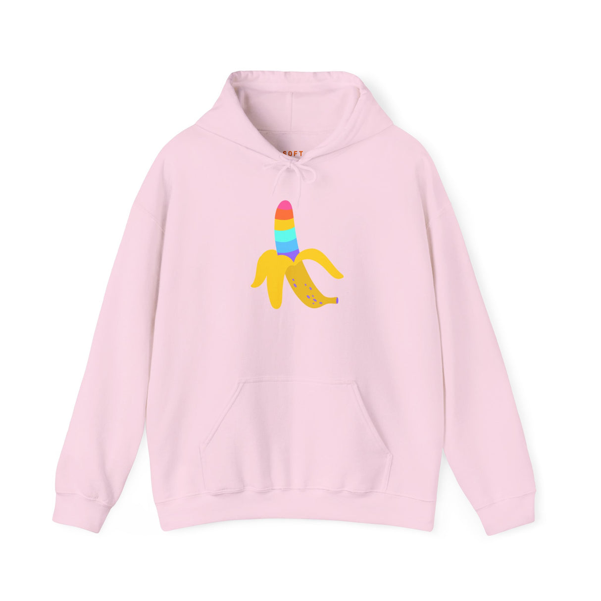 Banana Rainbow Cozy Pullover Sweatshirt