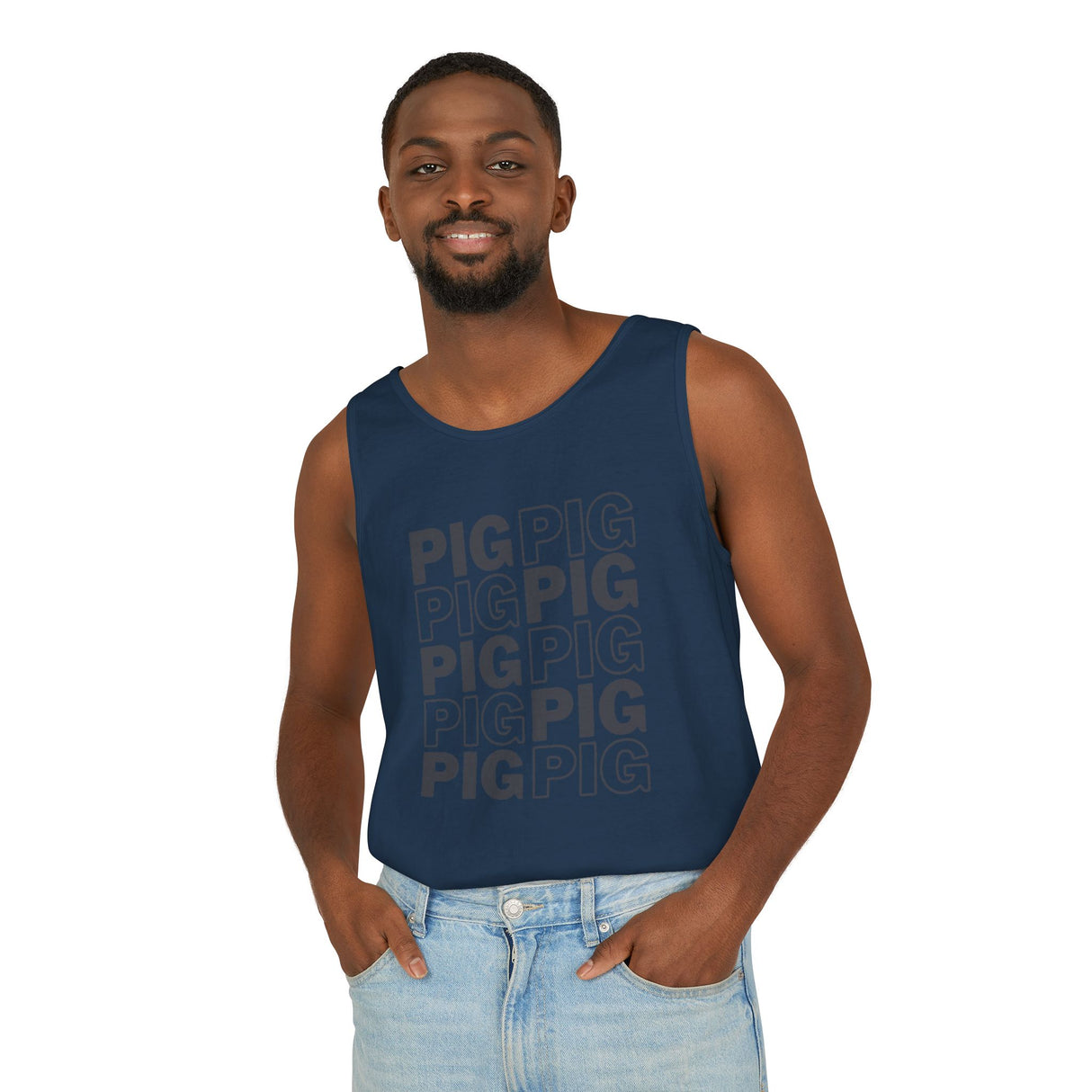 Pig Pattern Tank Top
