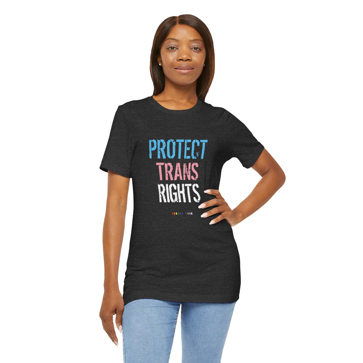 Protect Trans Rights 2025 Lightweight Tee – Soft Fabric, Hard Truth