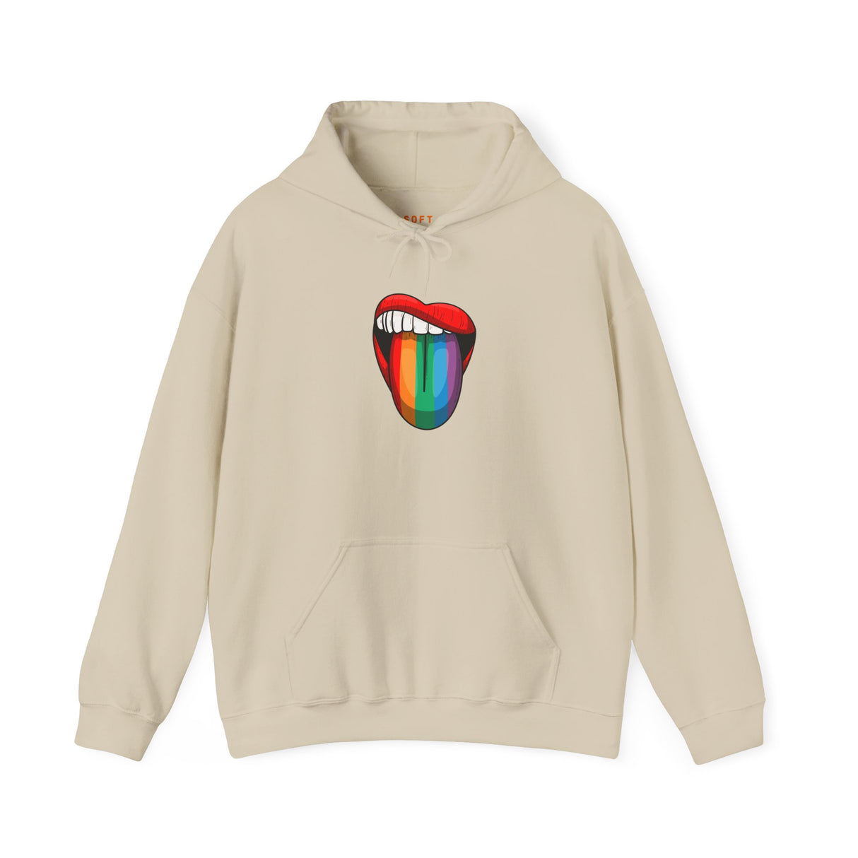 Rainbow Lick Cozy Pullover Hoodie