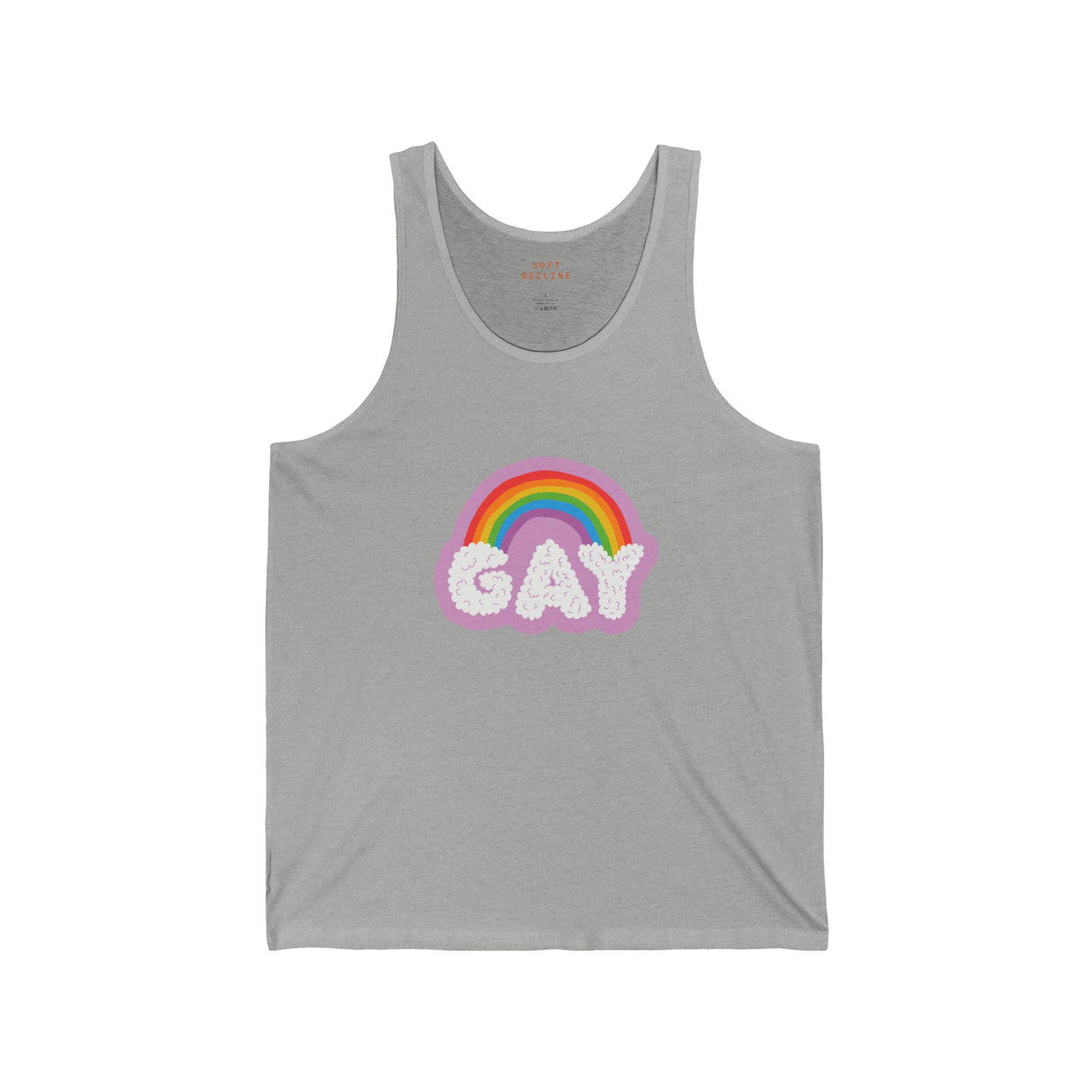 Gay Cloud Tank – Chill, Sunny, and Very Out