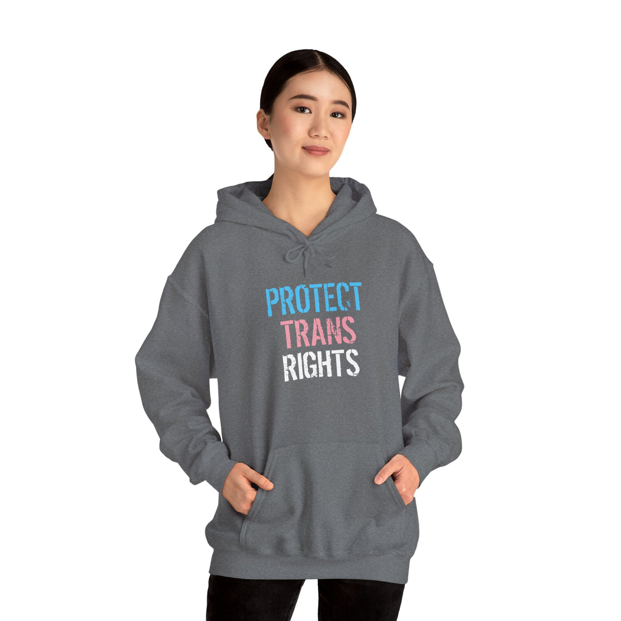 Protect Trans Rights 2025 Hoodie – Heavy Blend, Heavier Message