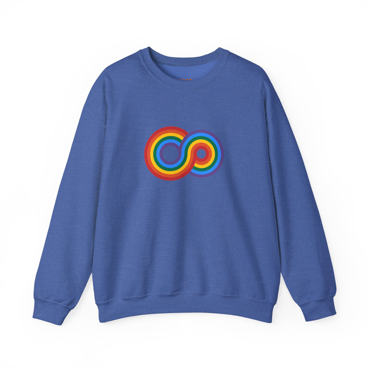 Gayfinity Rainbow Medium Weight Sweatshirt – Cozy Fit, Infinite Pride