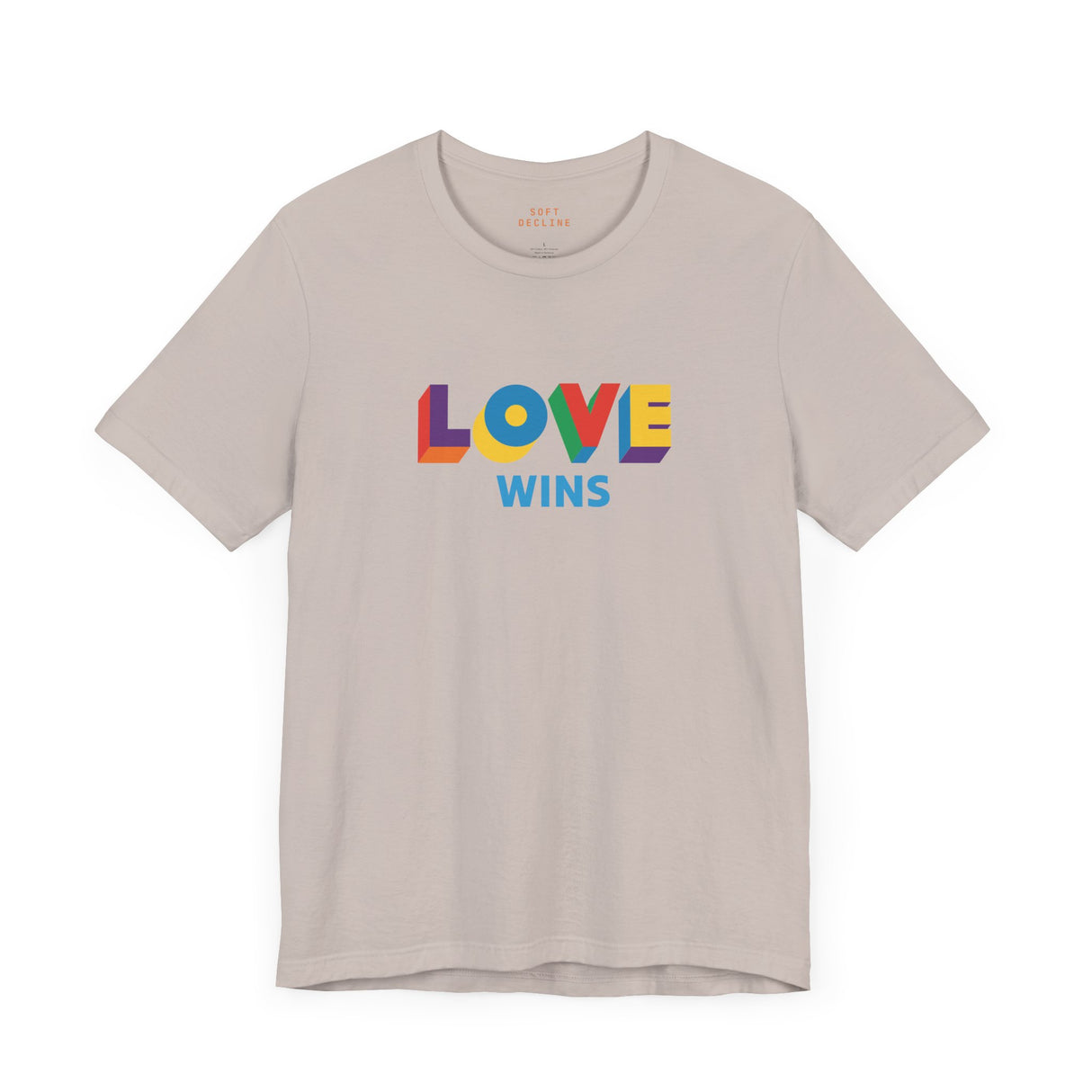 Love Wins Lightweight Tee – Soft Fit, Strong Message